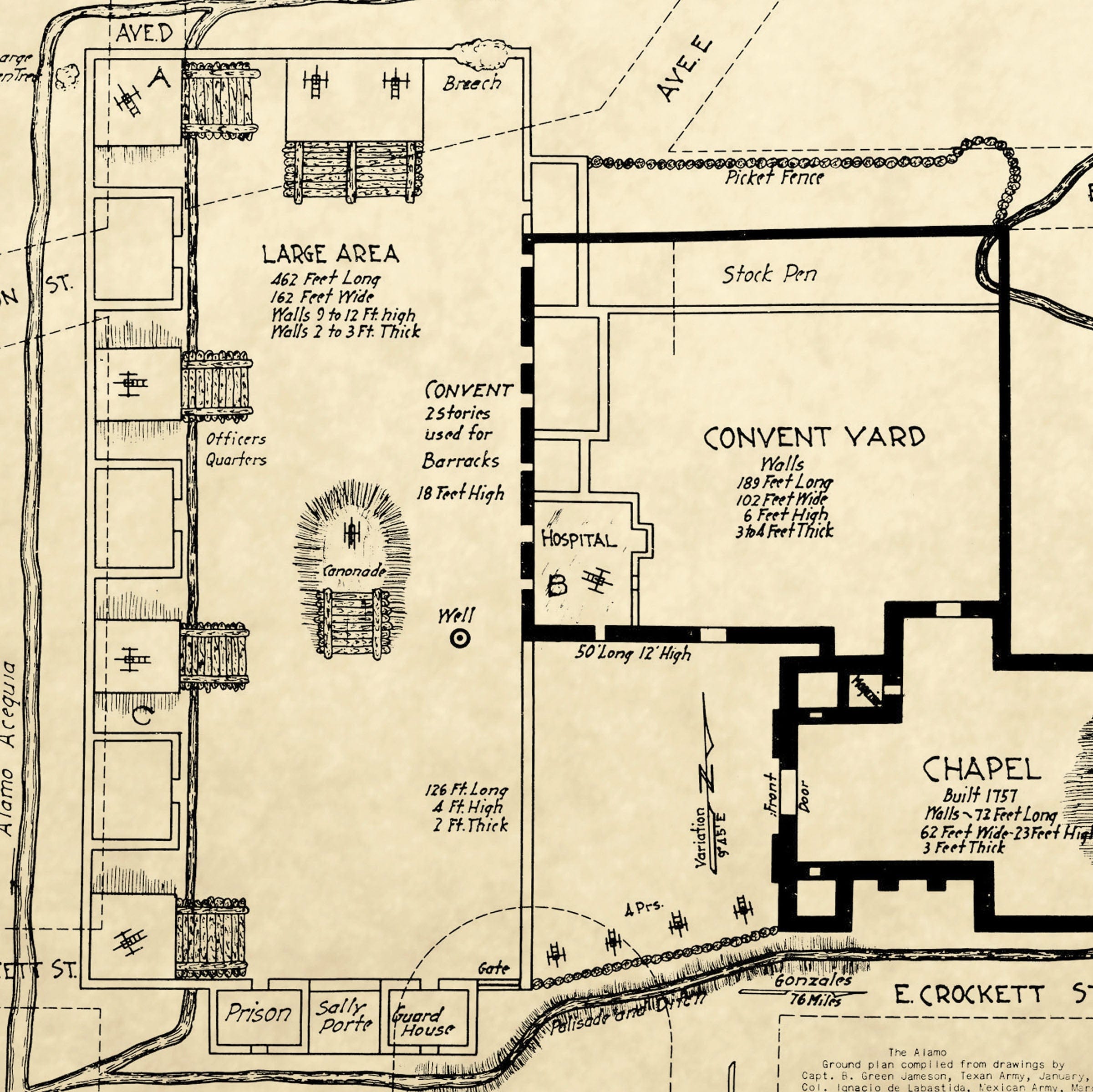 The Alamo Map 2025 - Archive Prints