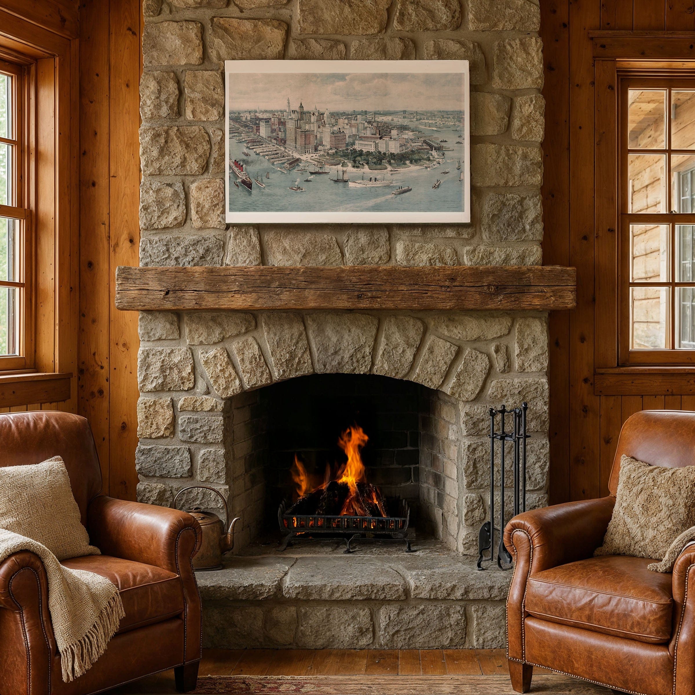 Lower Manhattan, New York City Map 1911