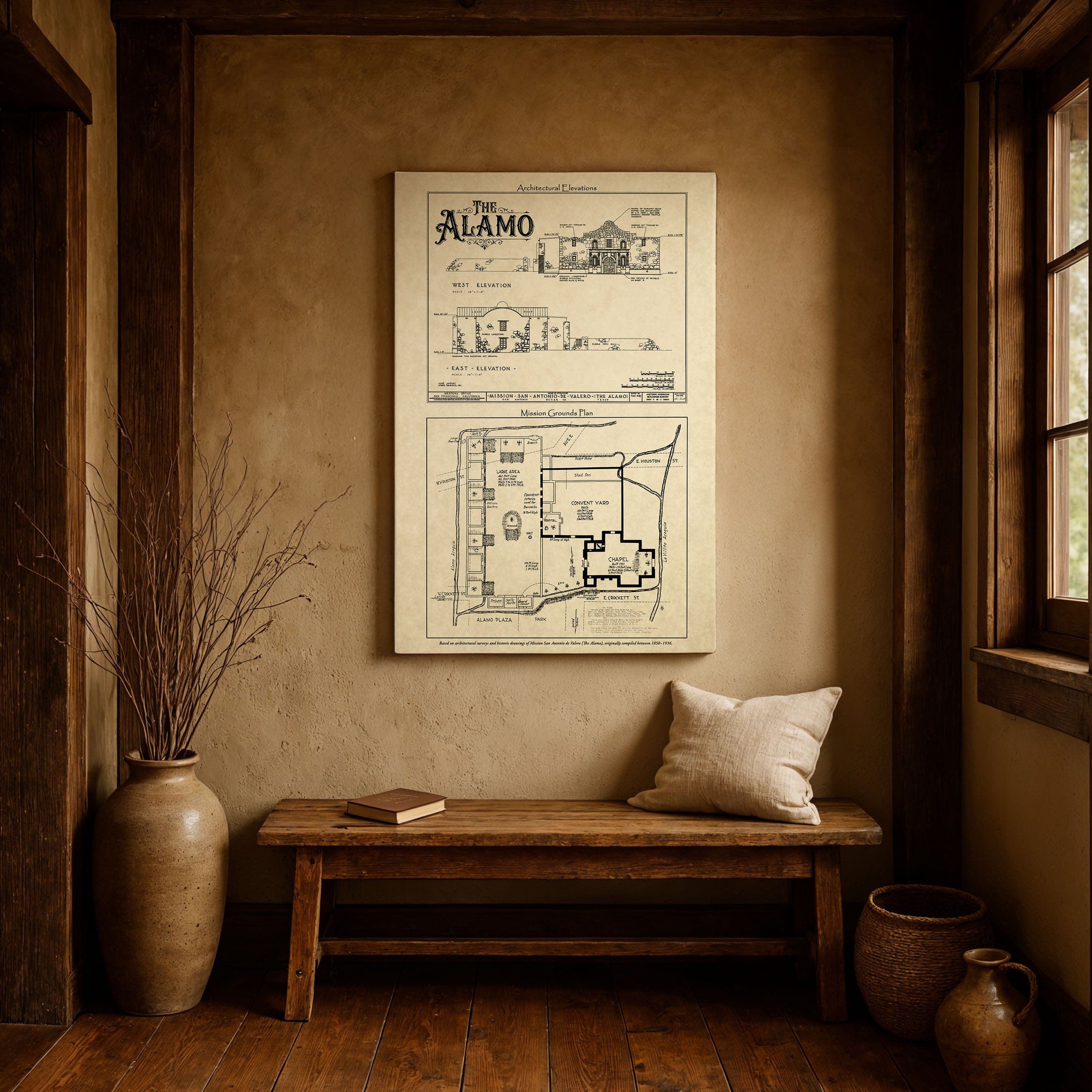 The Alamo Map 2025 - Archive Prints