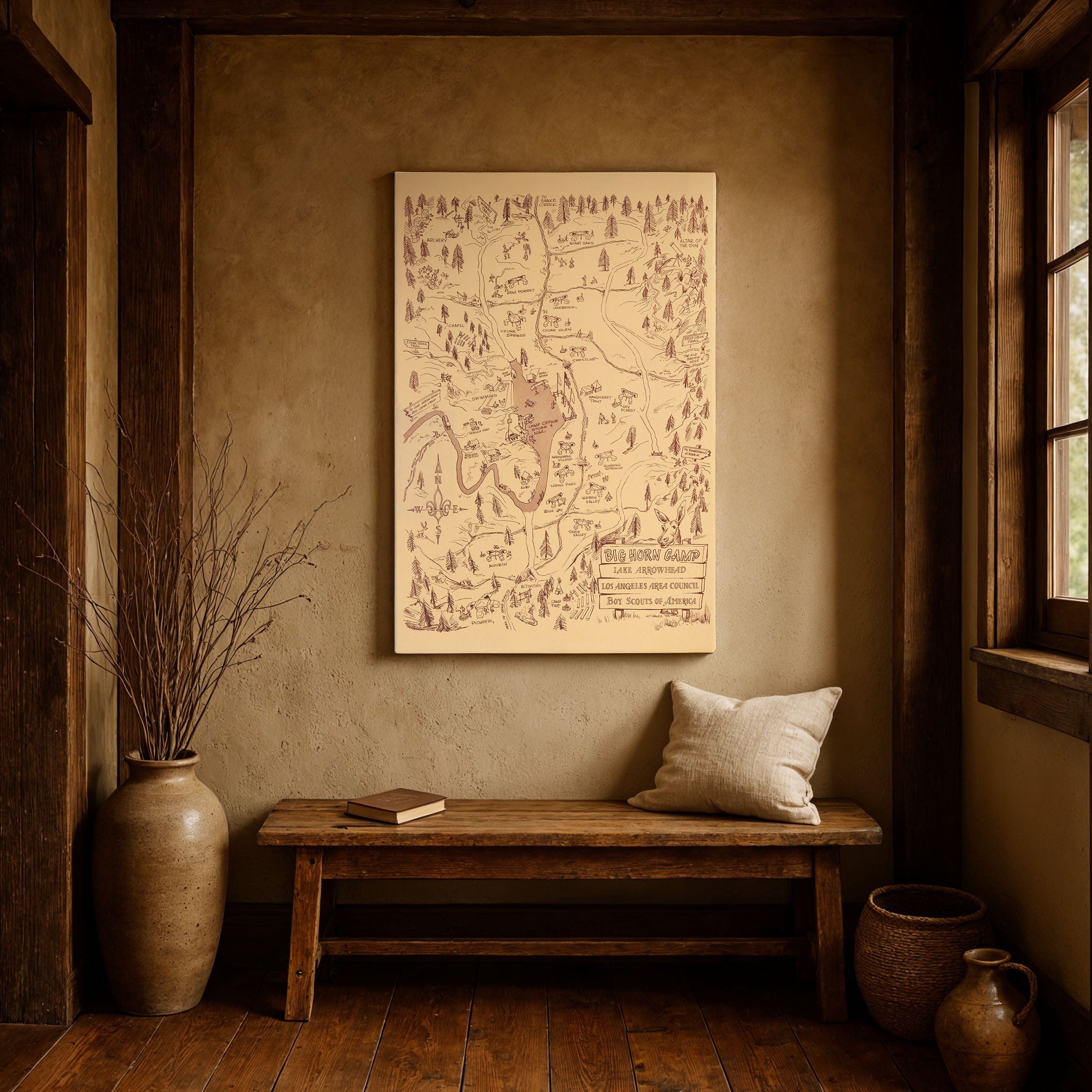 Big Horn Camp, Lake Arrowhead 1955 - Archive Prints