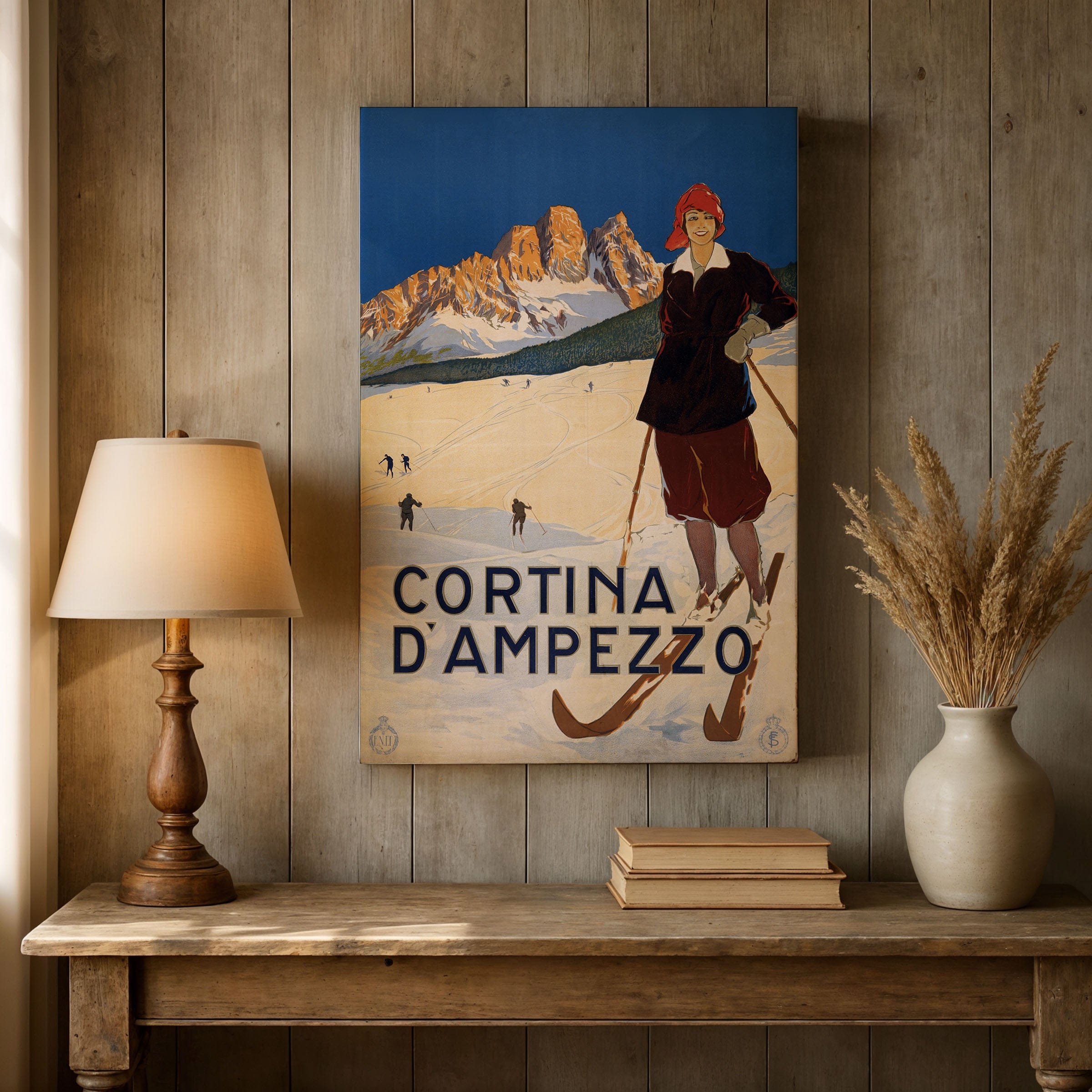 Cortina d'Ampezzo Ski Poster c.1920 - Archive Prints