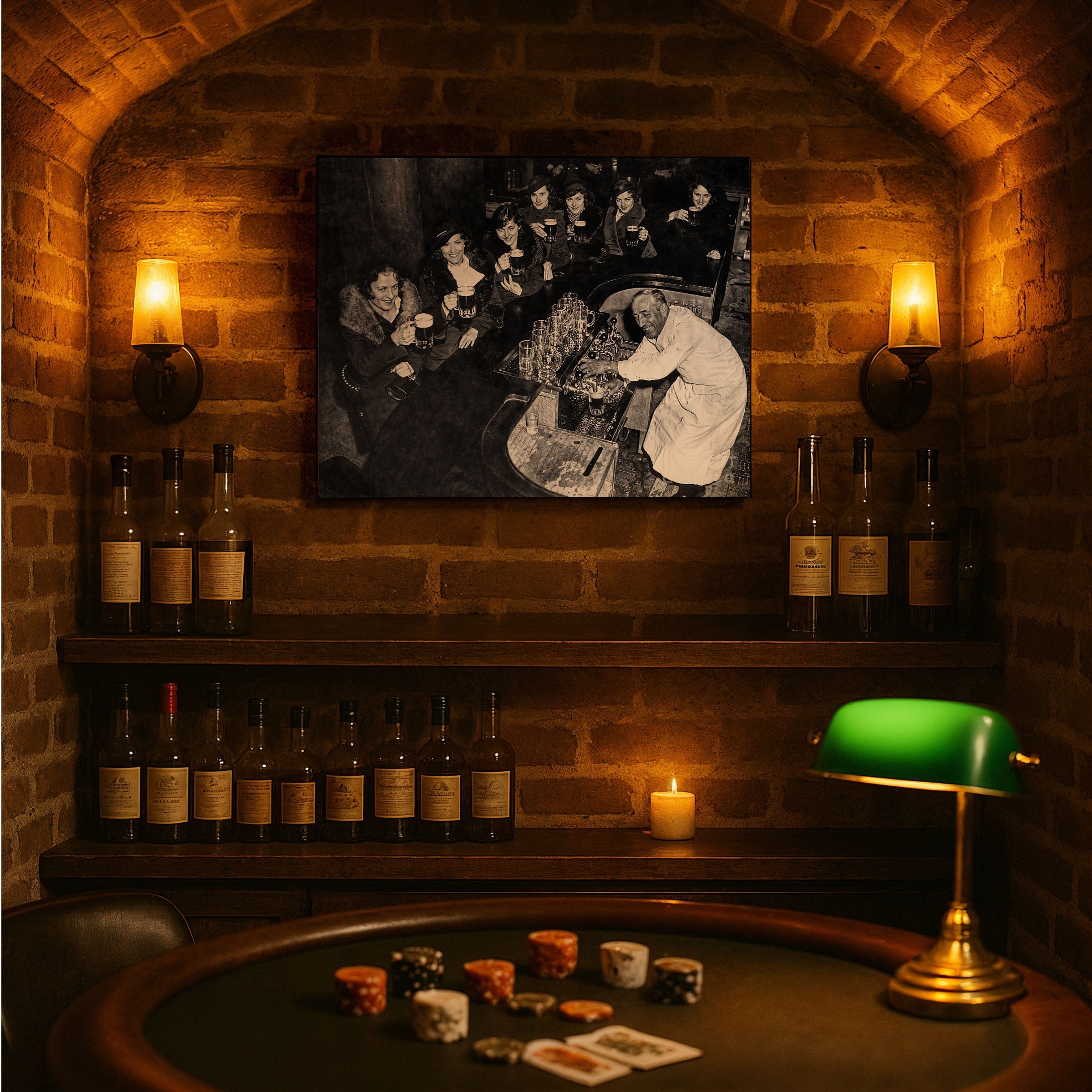 Ladies' Night Prohibition Photo c.1933 - Archive Prints