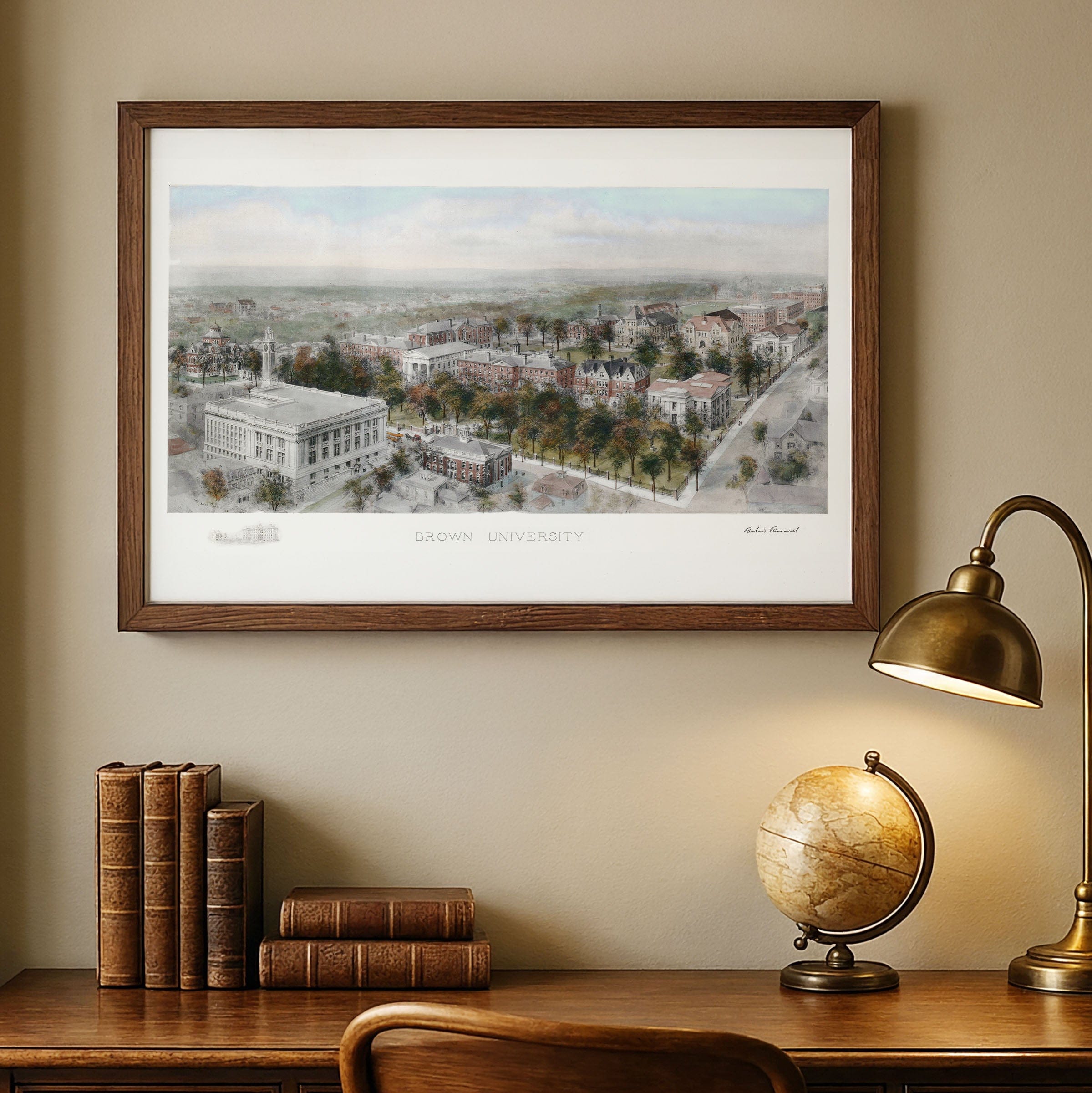 Brown University, Providence, Rhode Island Map 1908 - Archive Prints