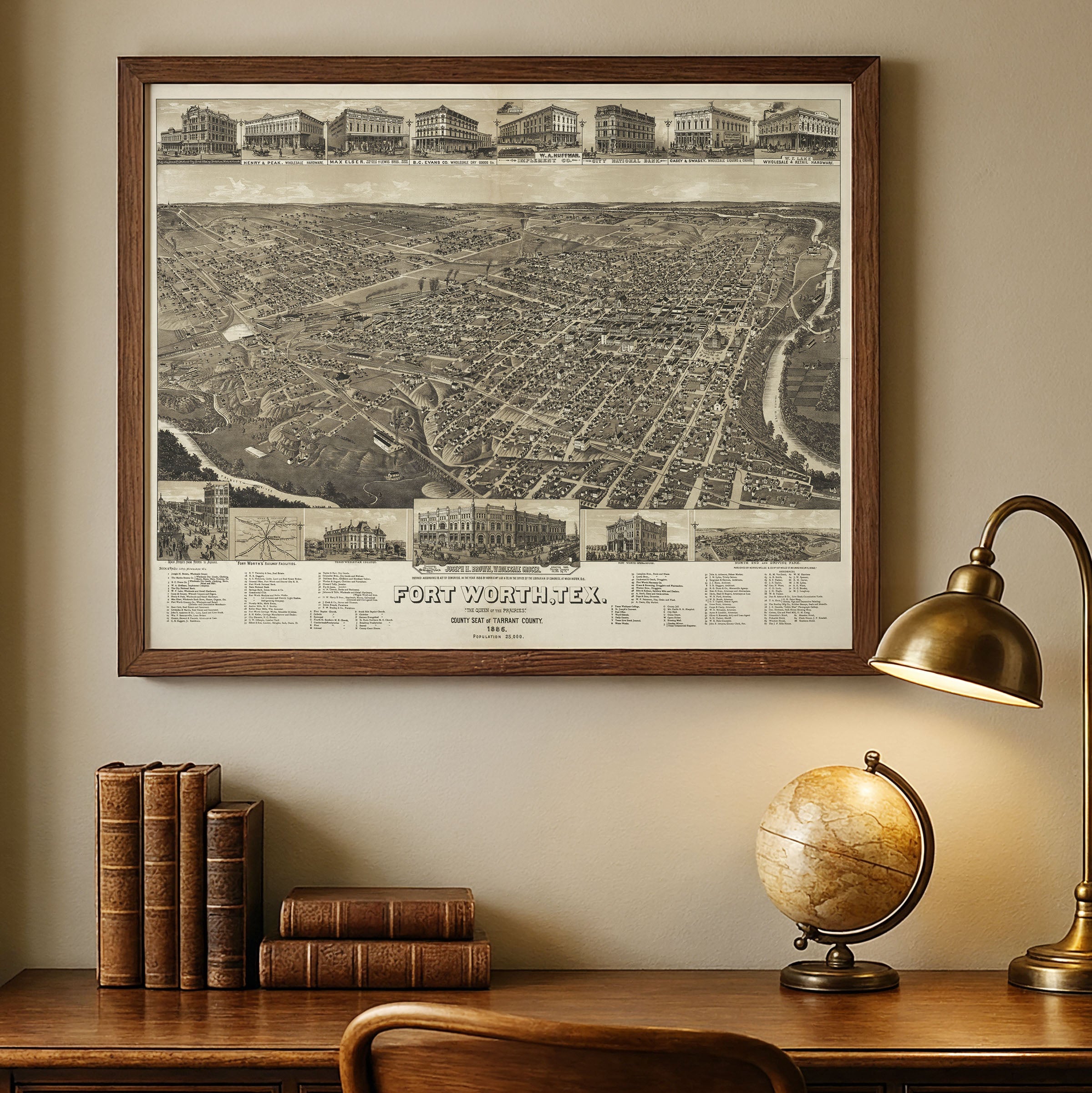 Fort Worth 1886 - Queen of the Prairies