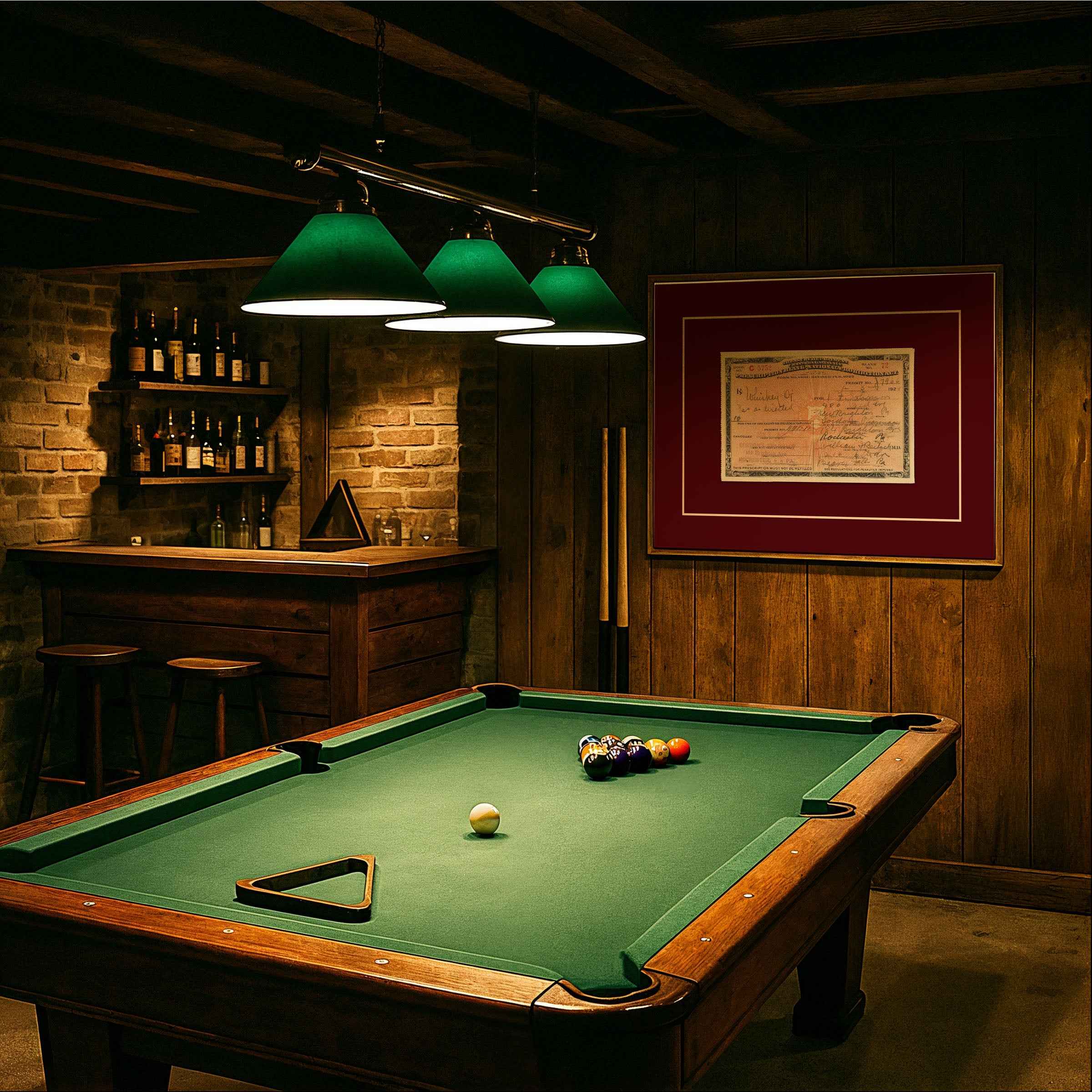 Prohibition Medicinal Whiskey Prescription - Historic Legal Loophole Document