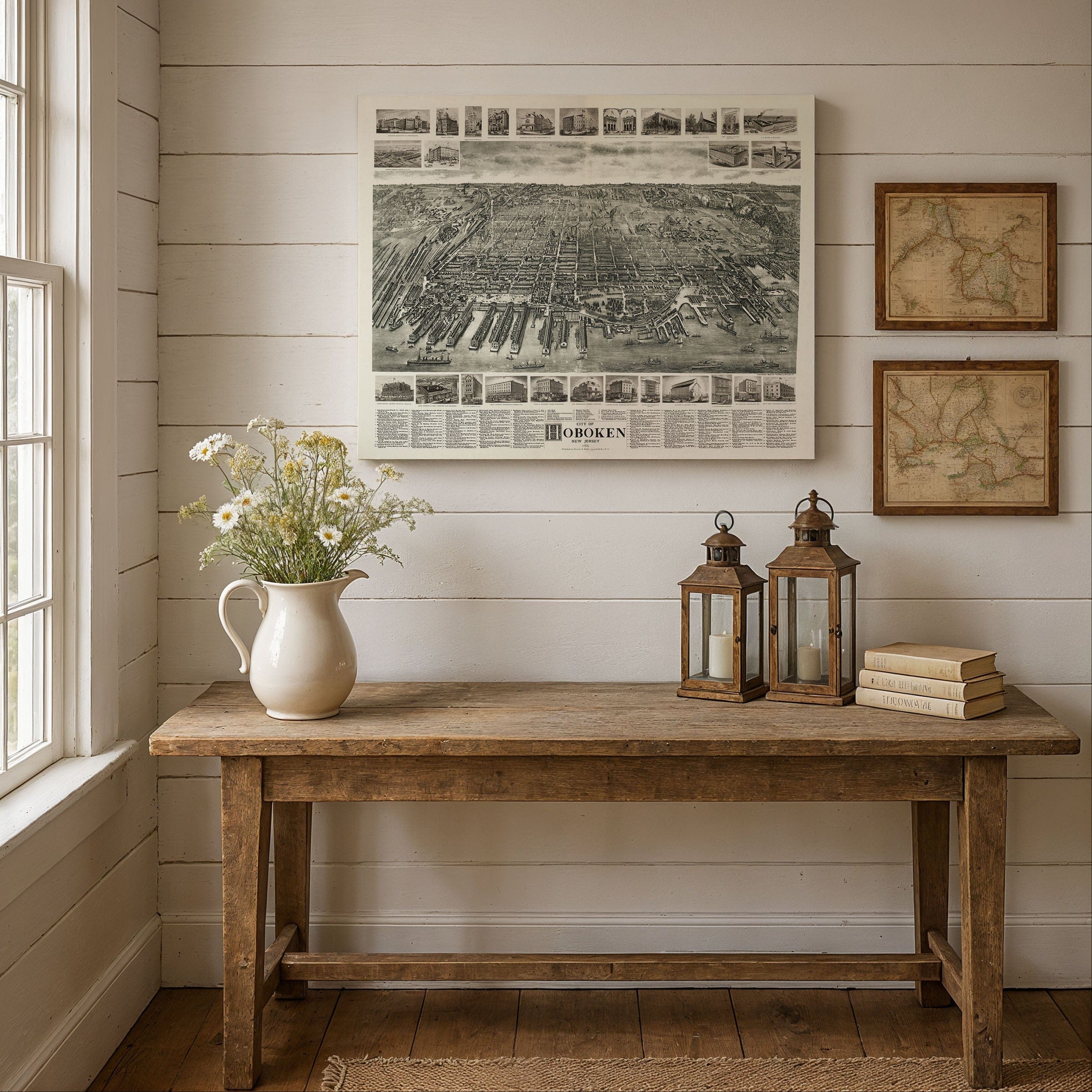 Hoboken, New Jersey Map 1904 - Archive Prints