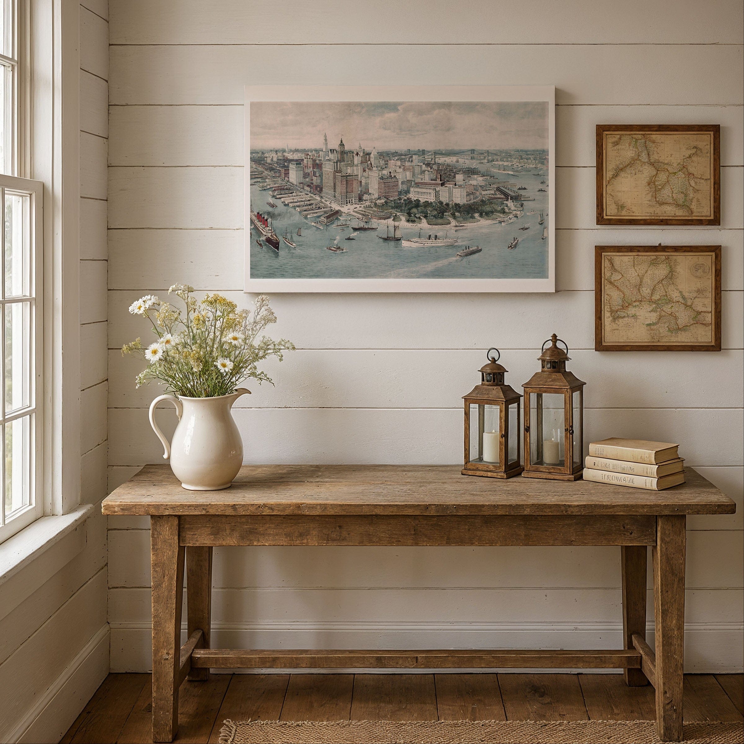 Lower Manhattan, New York City Map 1911