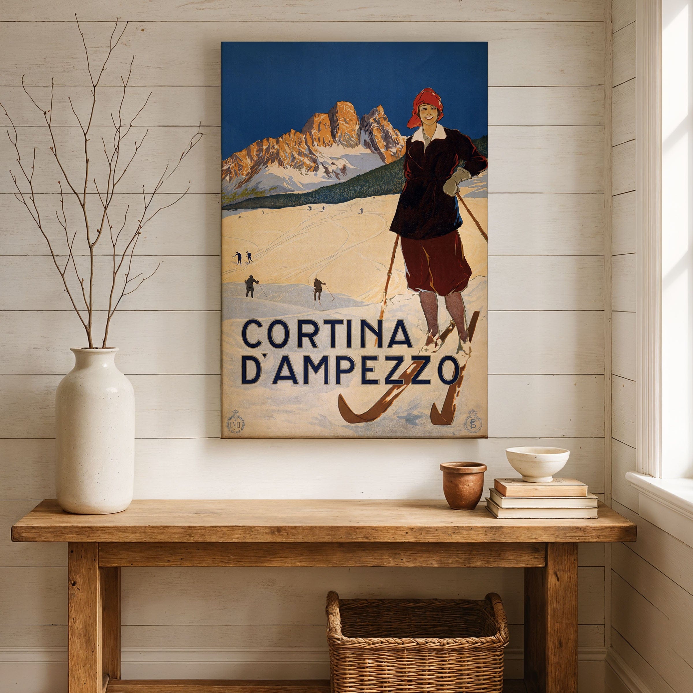 Cortina d'Ampezzo Ski Poster c.1920 - Archive Prints