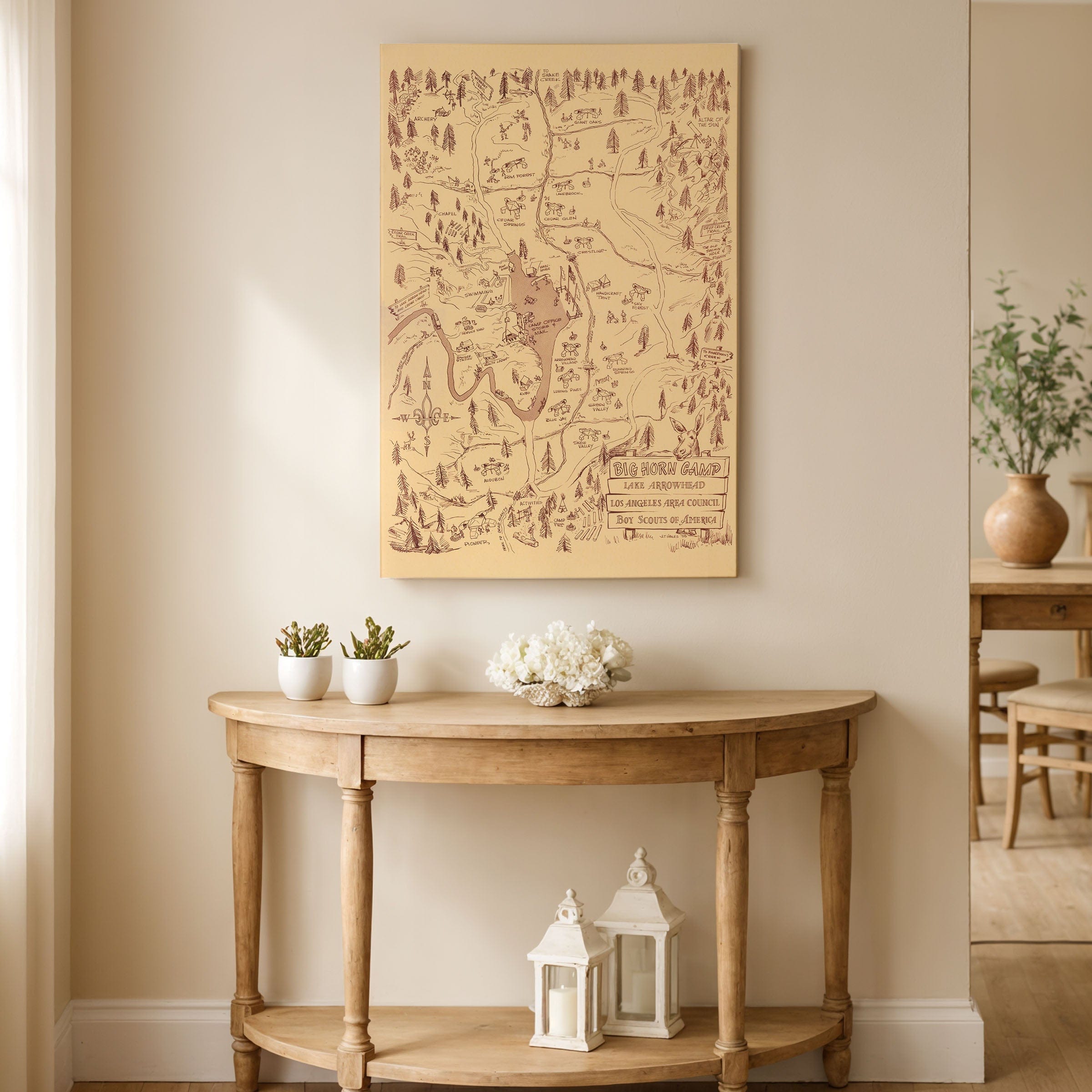 Big Horn Camp, Lake Arrowhead 1955 - Archive Prints