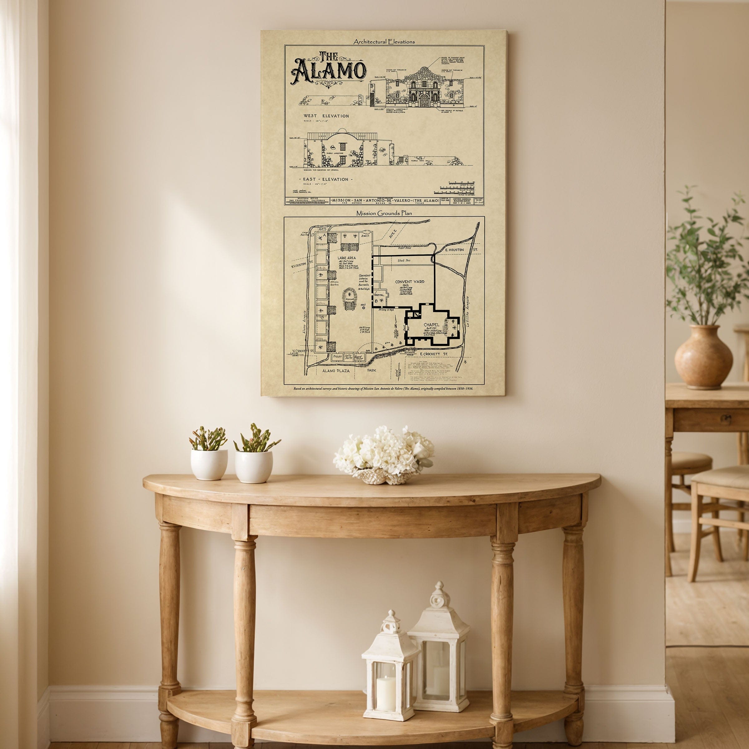 The Alamo Map 2025 - Archive Prints