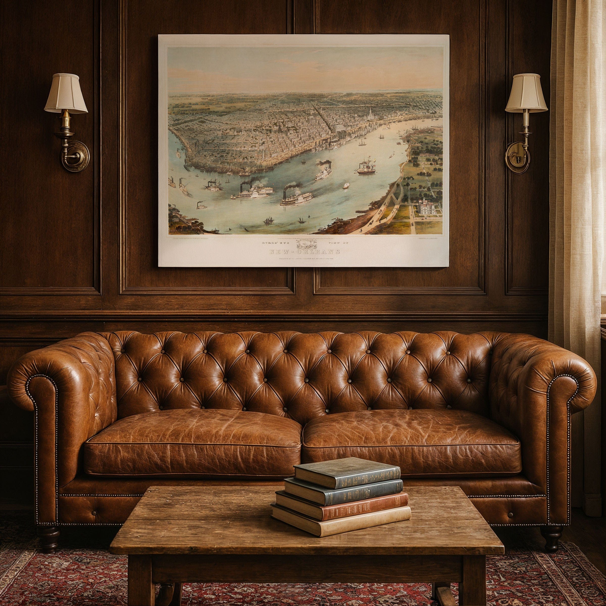 New Orleans Map 1851 - Archive Prints