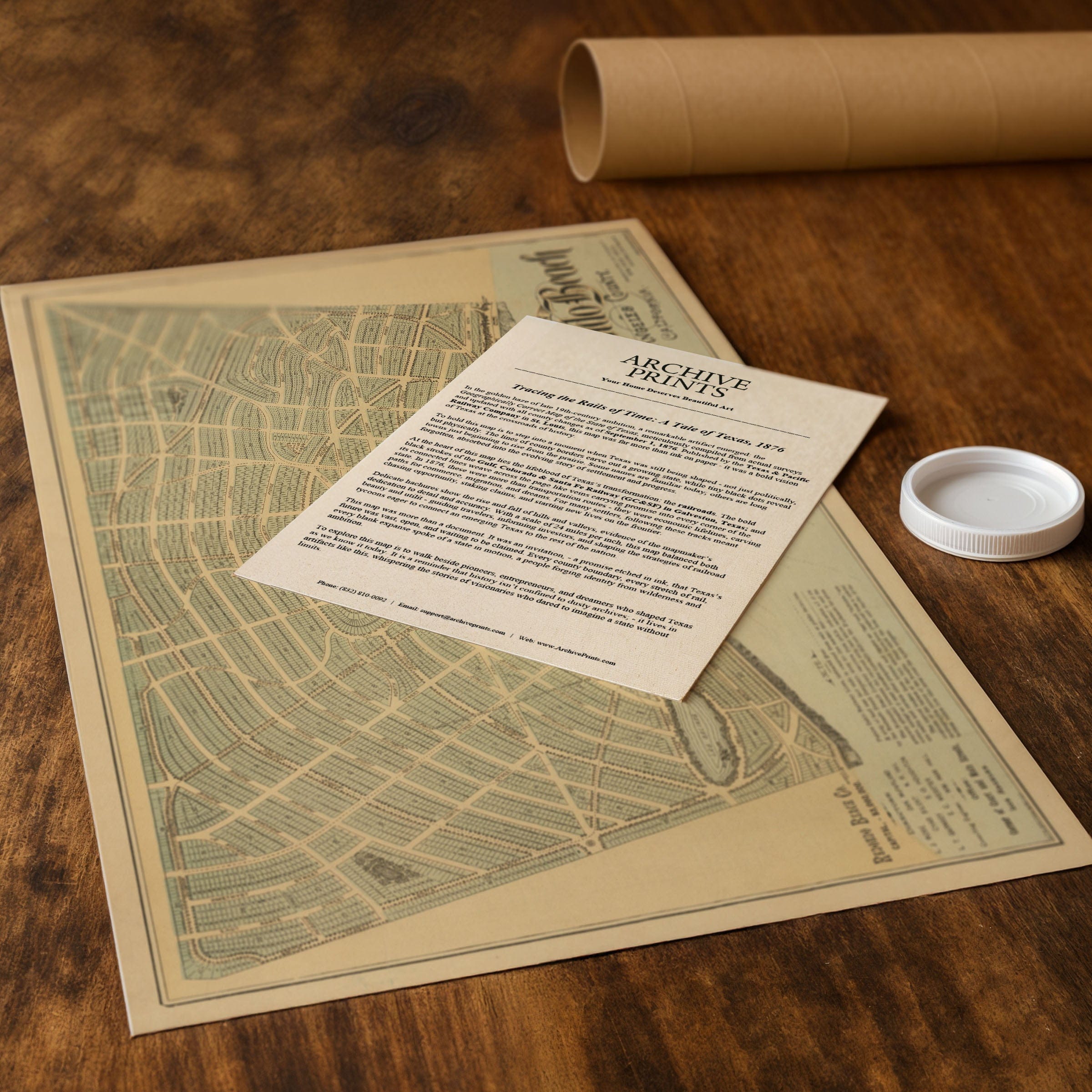 Redondo Beach, California Vintage Map 1887 - Bird's Eye View - Archive Prints