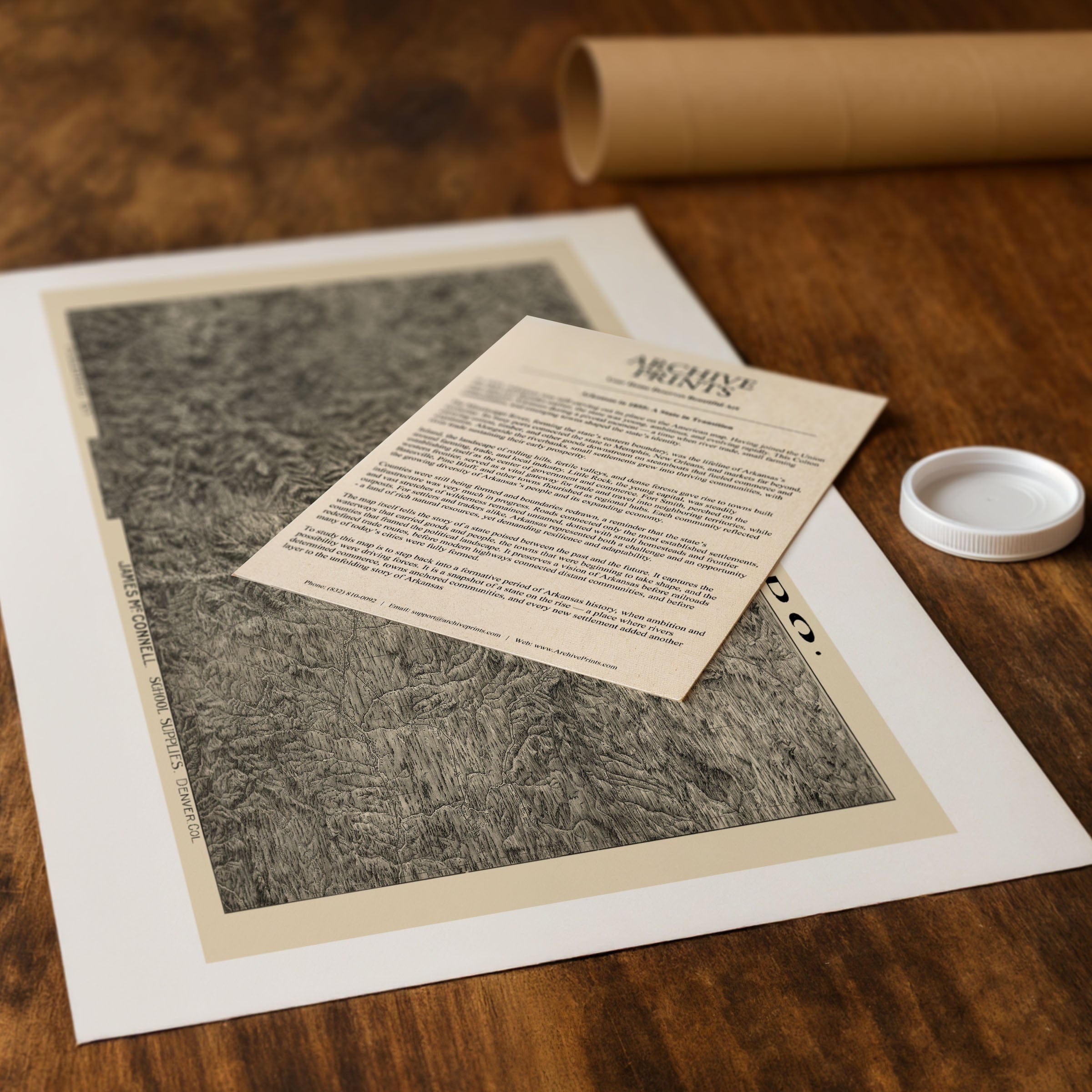 Relief Map of Colorado c.1894 - Archive Prints