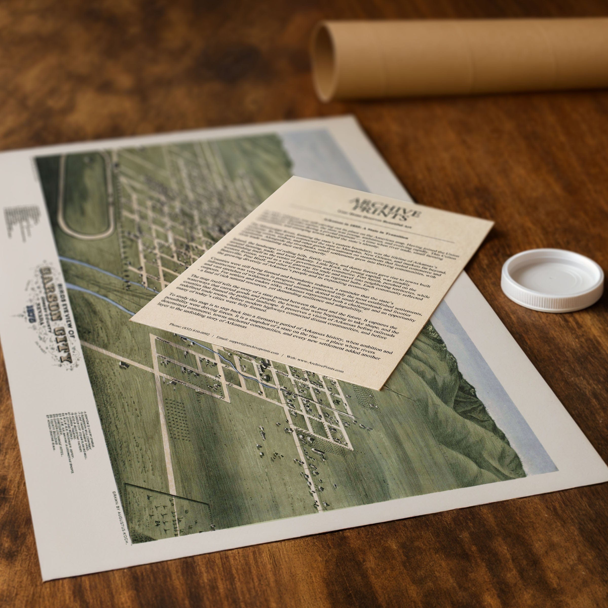 Carson City, Ormsby County, Nevada Map 1875 - Archive Prints