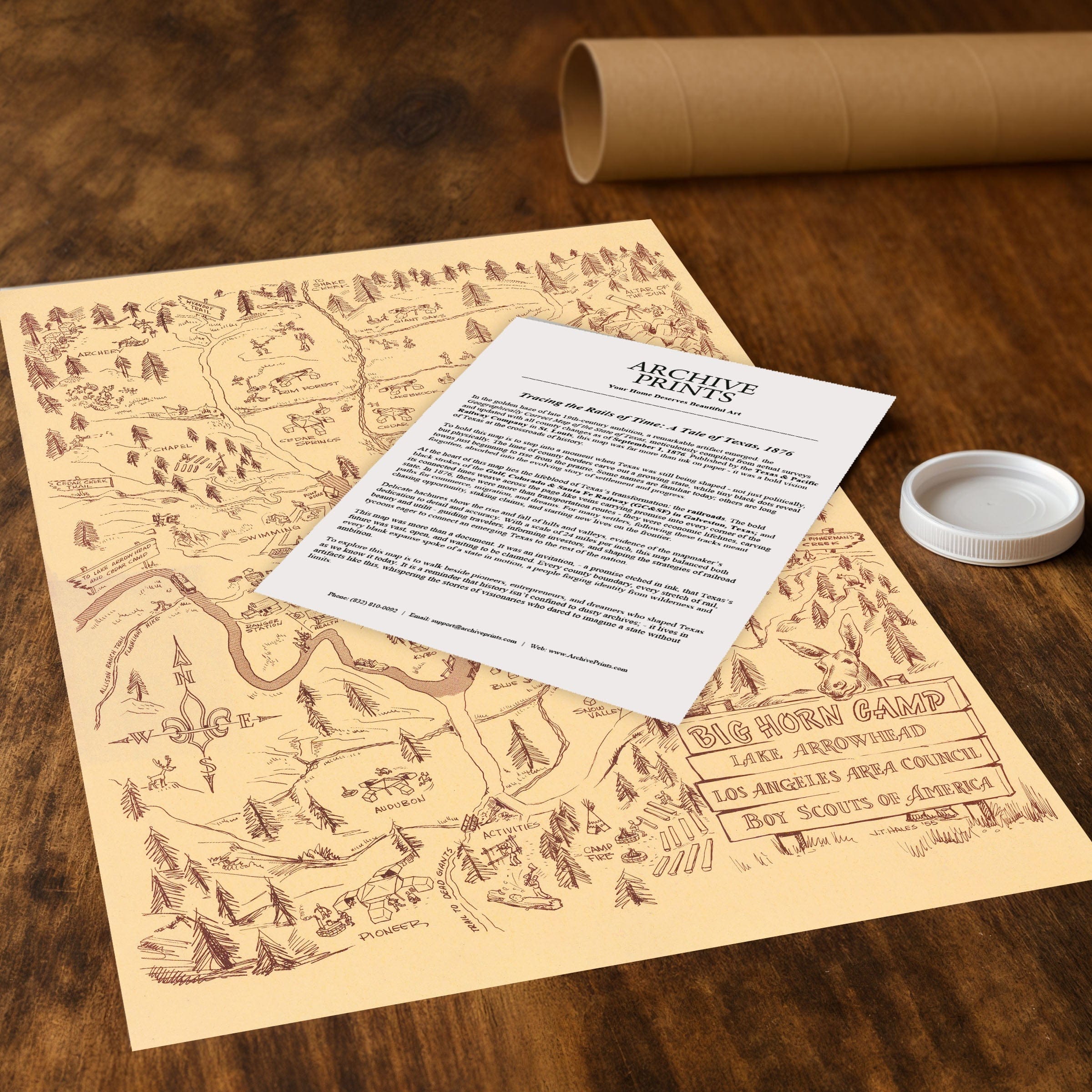 Big Horn Camp, Lake Arrowhead 1955 - Archive Prints