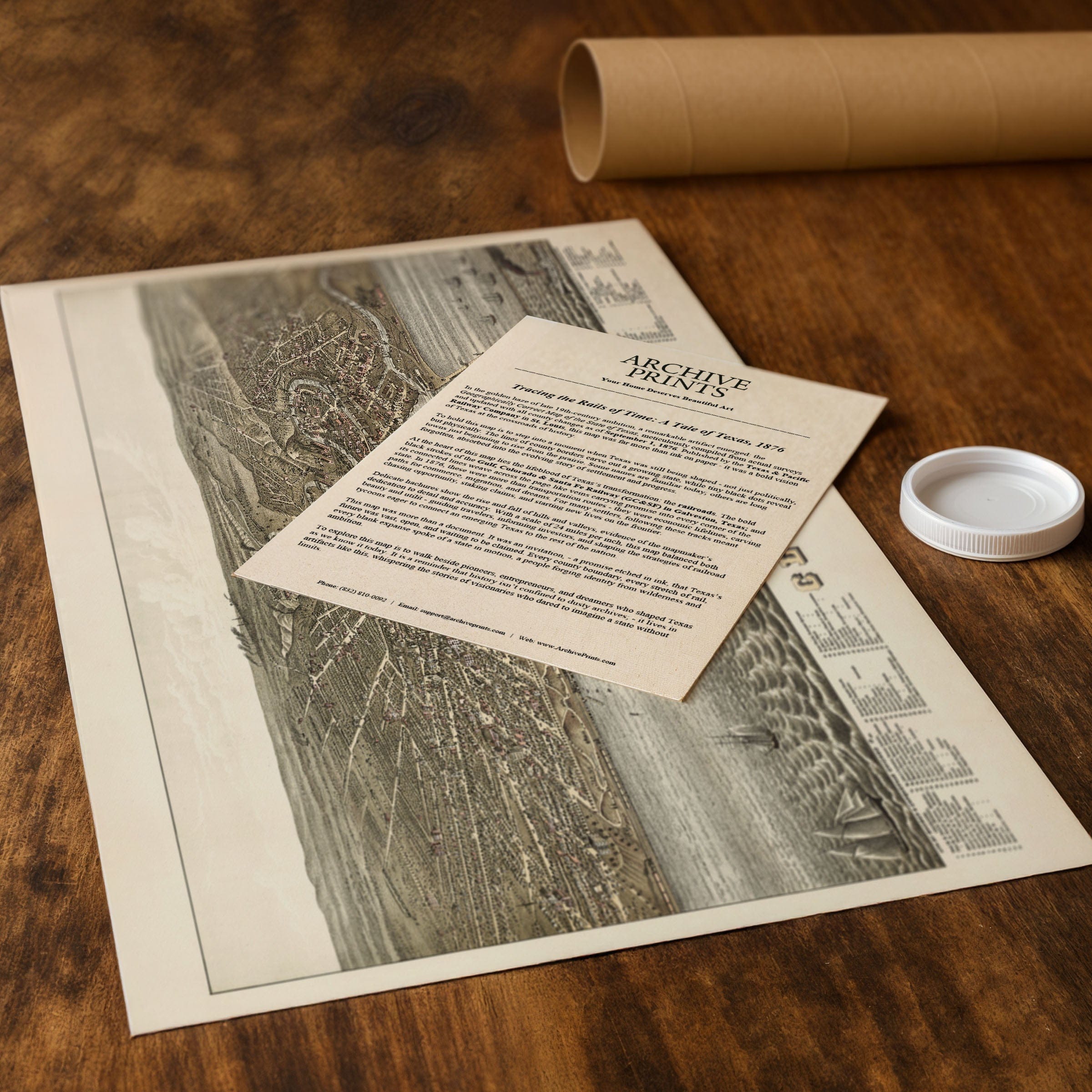 Cleveland, Ohio Map - 1877 Bird's Eye View