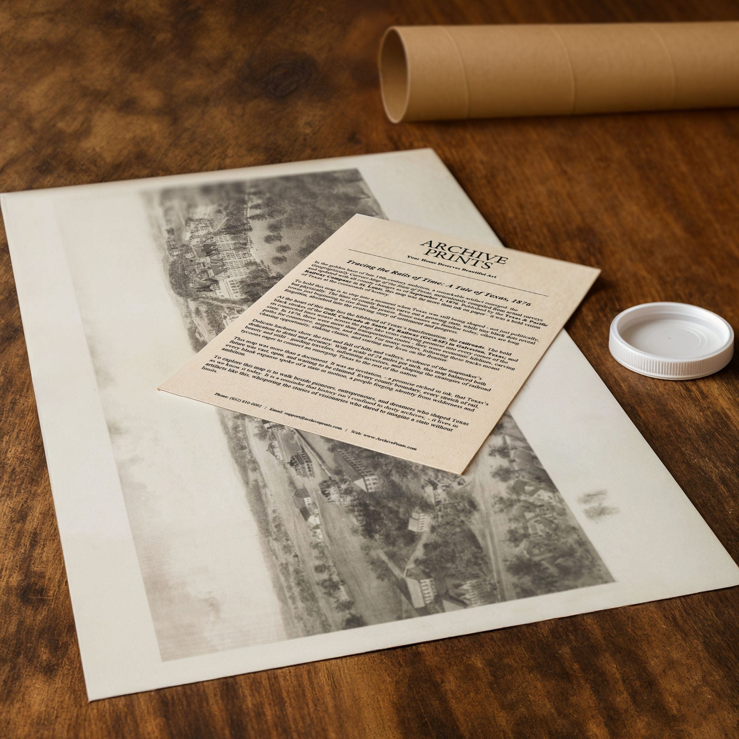 Pennsylvania State College Vintage Map 1910 - Campus Bird's Eye View