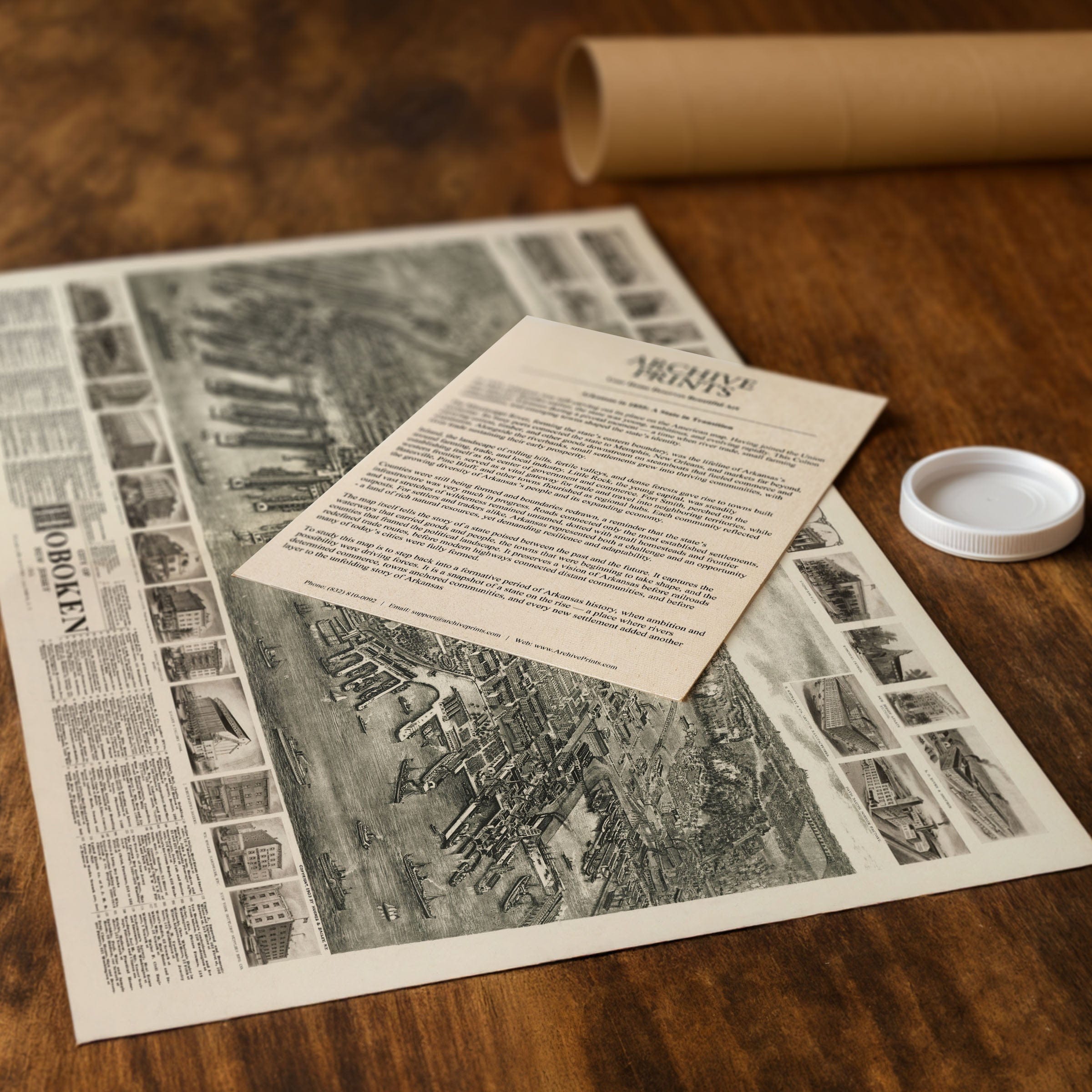 Hoboken, New Jersey Map 1904 - Archive Prints