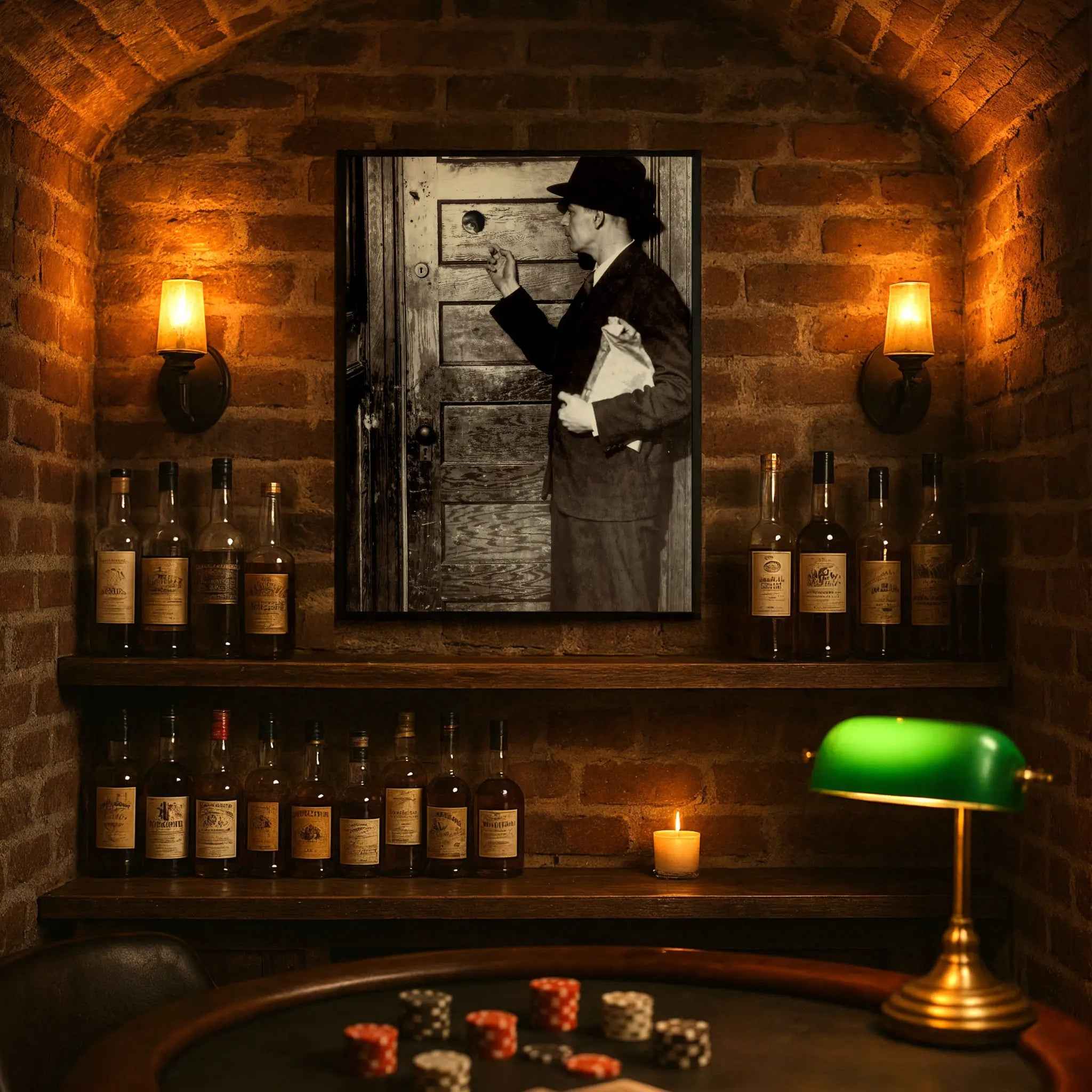 Prohibition Era Photograph - Vintage Speakeasy Historical Print