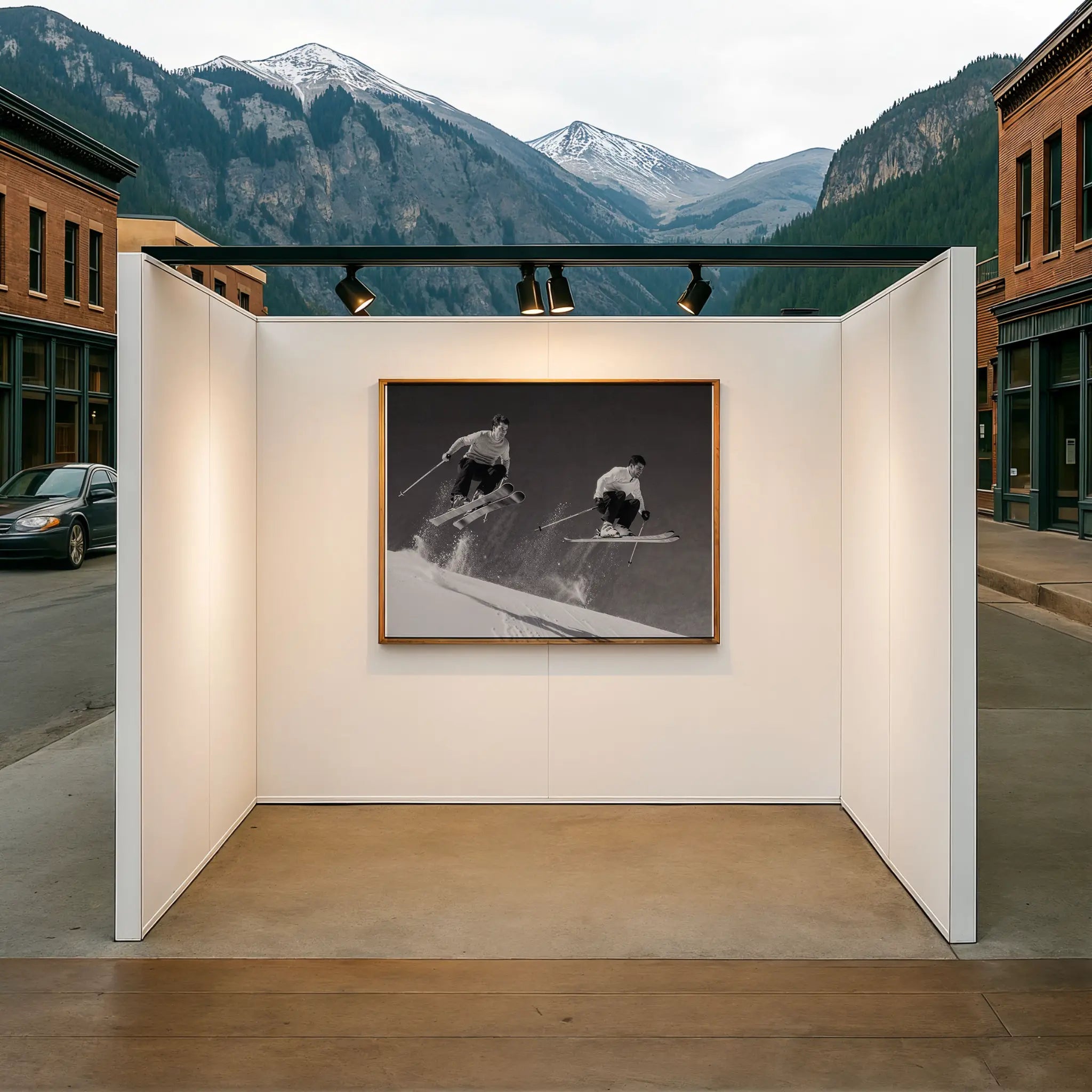 Skiing Photo in Gallery Exhibition