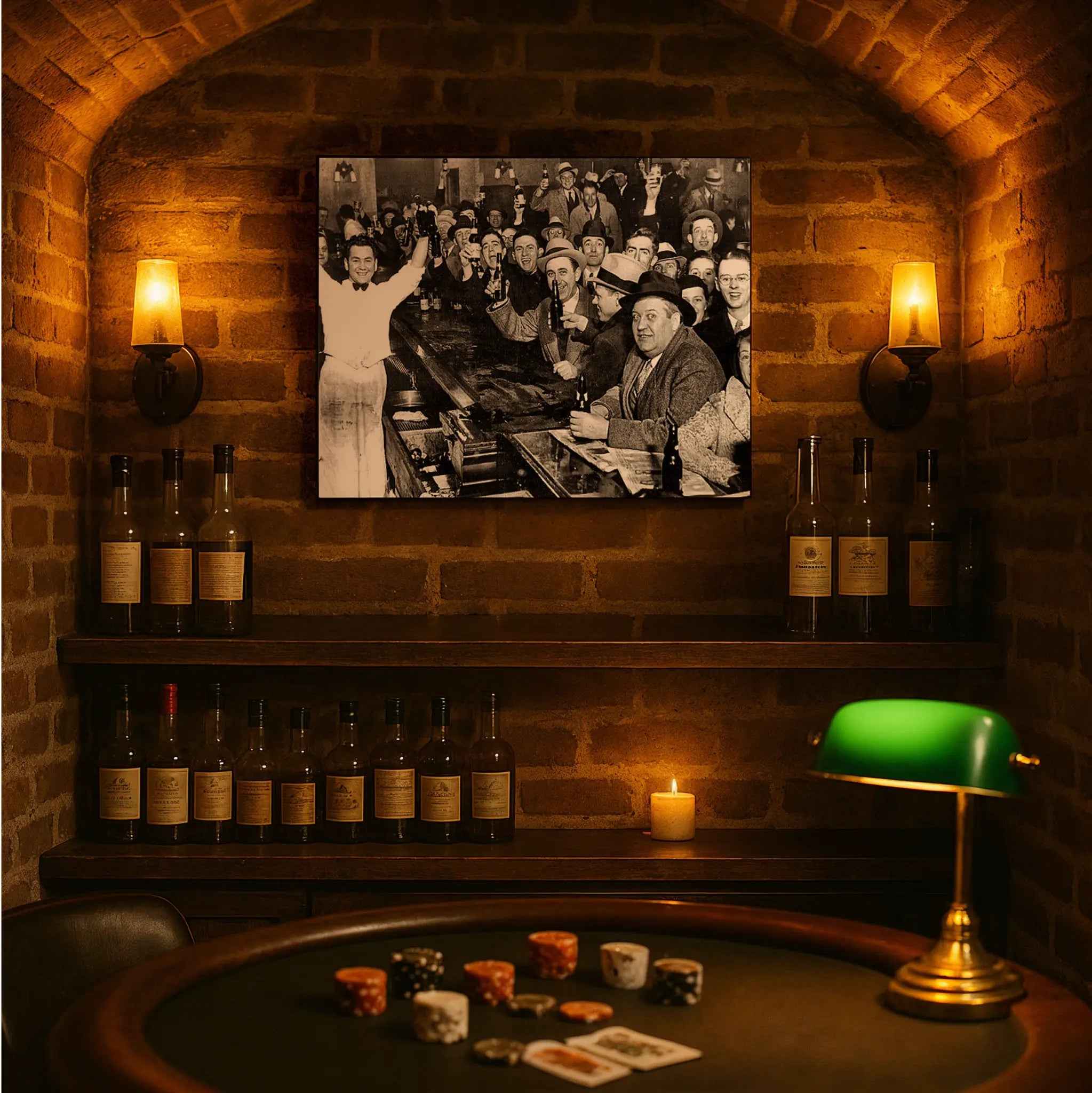 Prohibition Repeal Celebration - Historic Bar Victory Photograph