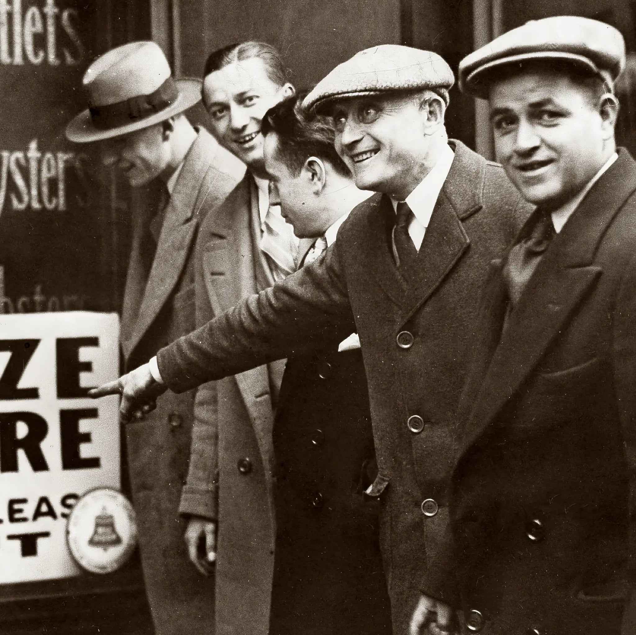 Booze Hounds Stay Out - Vintage Prohibition Style Restaurant Sign