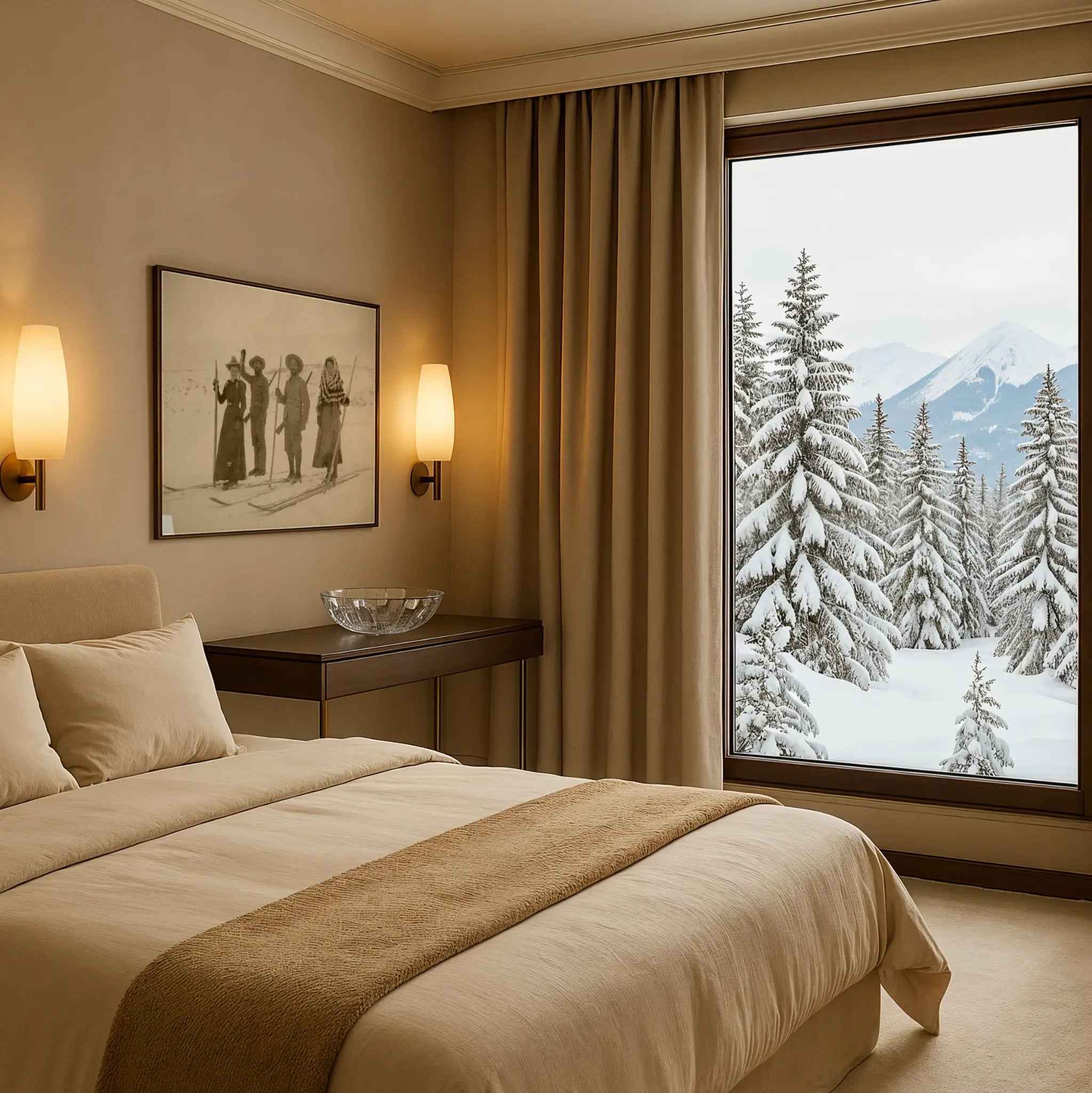 Vintage Ski Club Photograph - Embrace the Pioneer Spirit