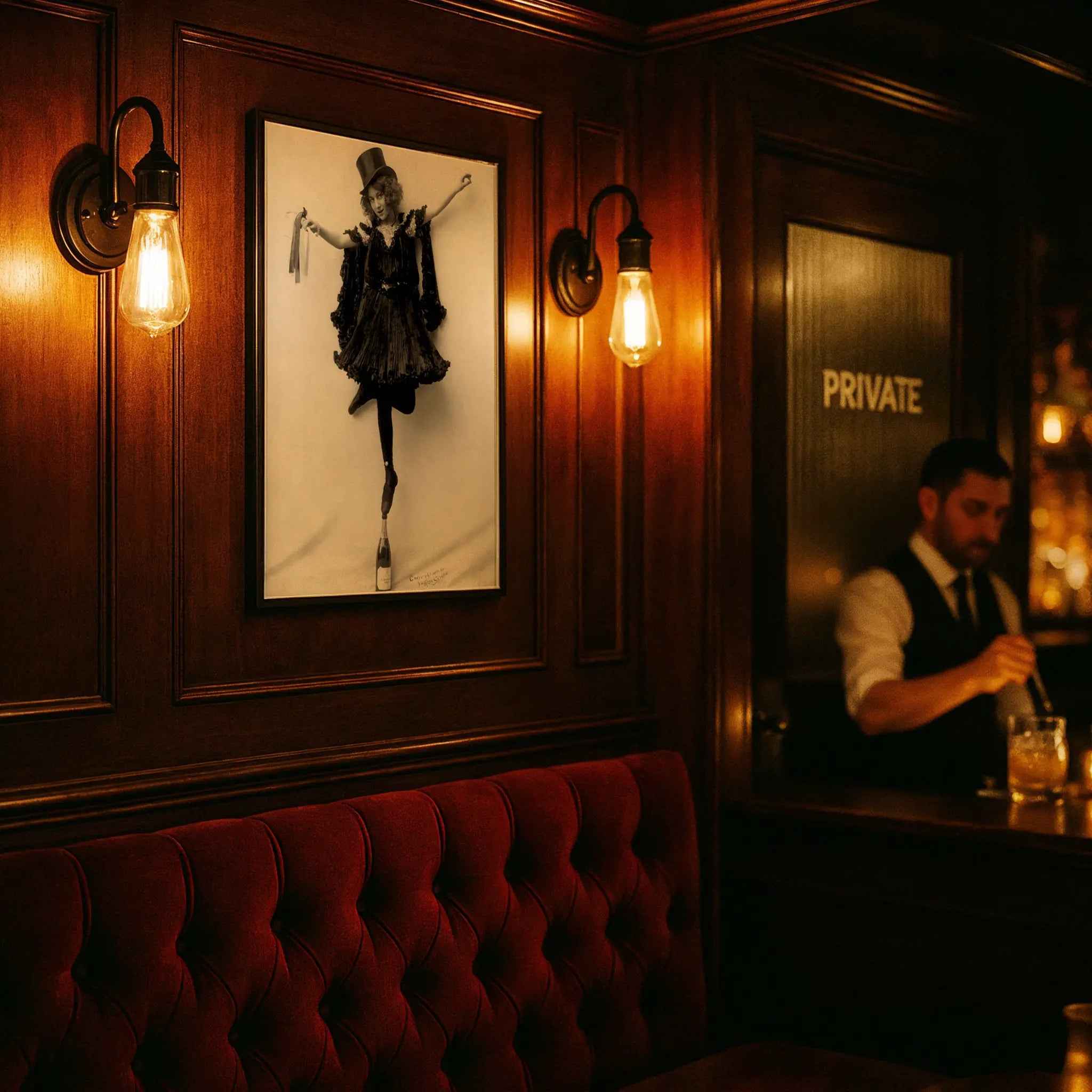 Prohibition Theatrical Performer - Champagne Bottle Balancing Act for Unforgettable Events