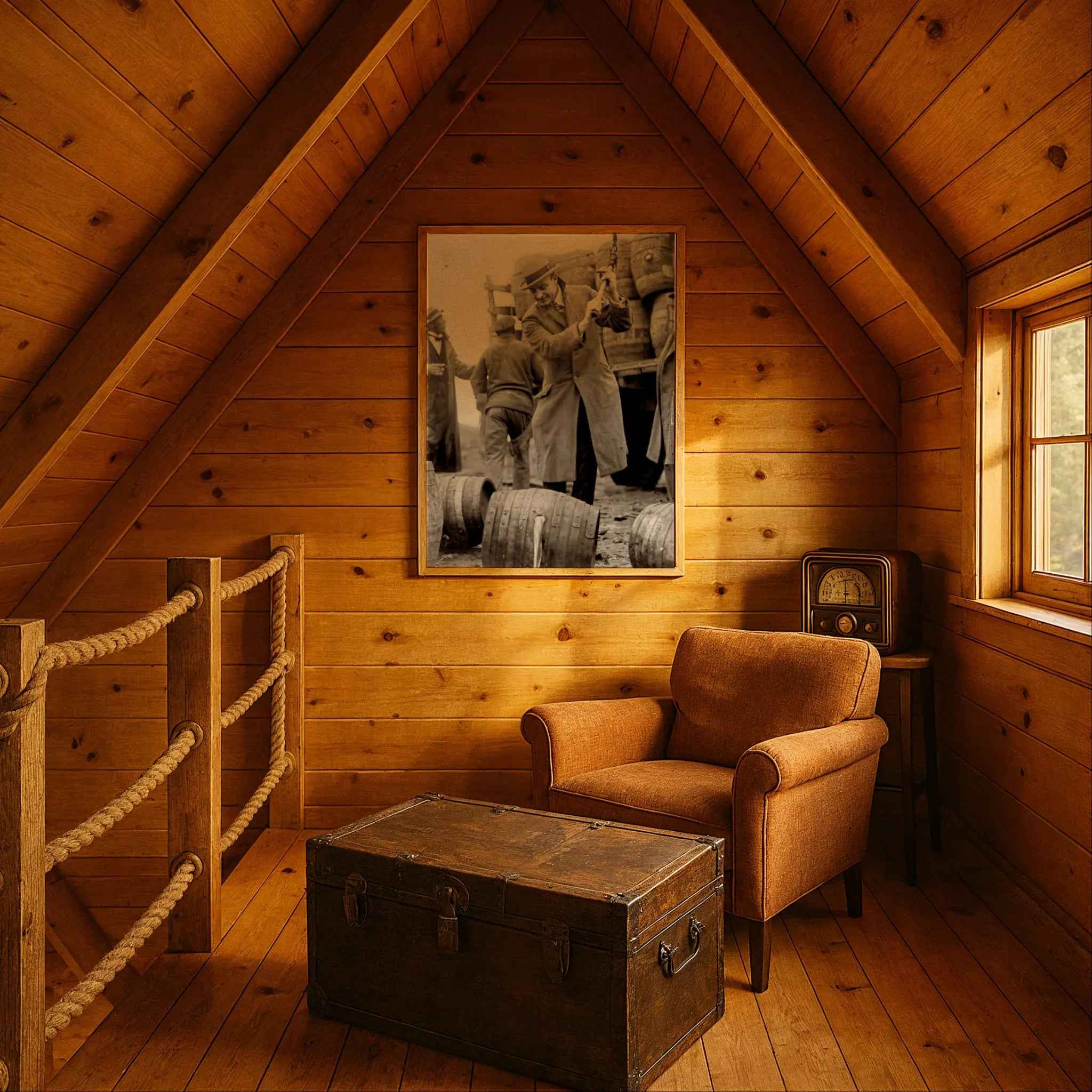 Prohibition Liquor Destruction - Federal Agents Destroying Confiscated Barrels