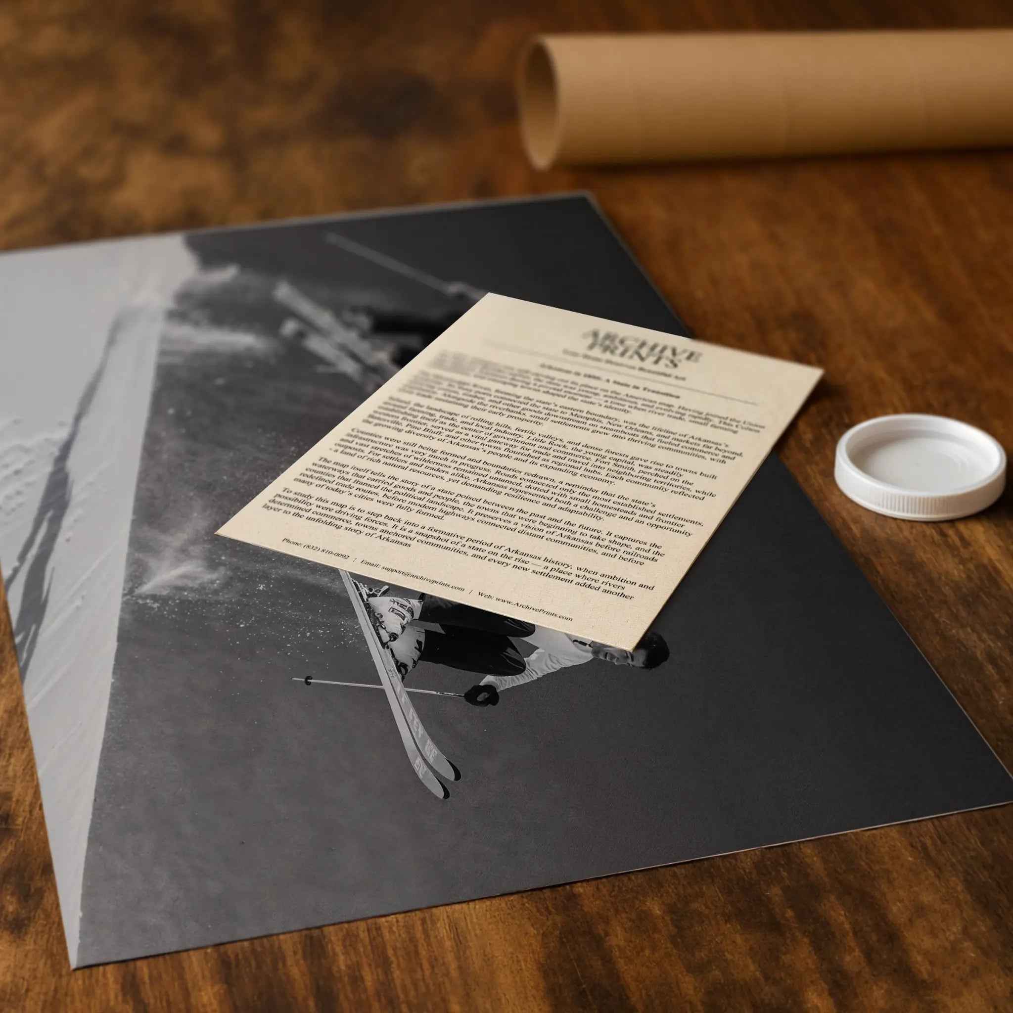 Dynamic Skiing Jump Action - Vintage Skiing Photography for Modern Winter Sports