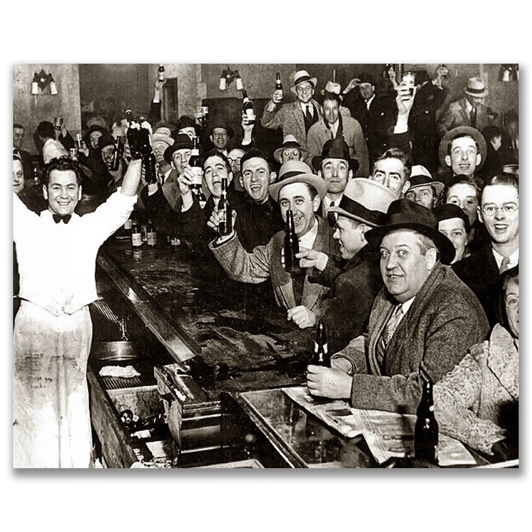 Prohibition Repeal Celebration - Historic Bar Victory Photograph