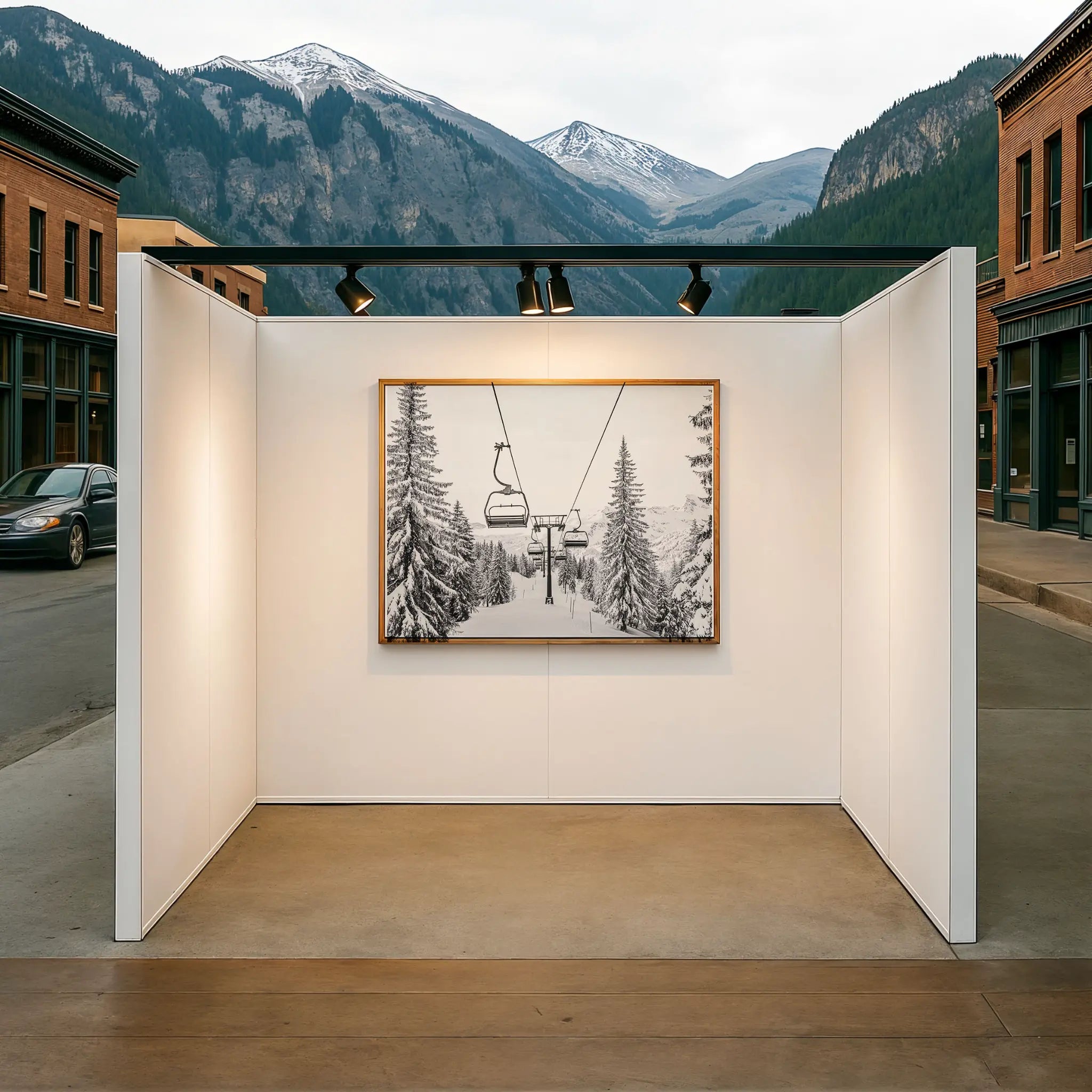 Vintage Ski Lift Photo in Pop-Up Gallery