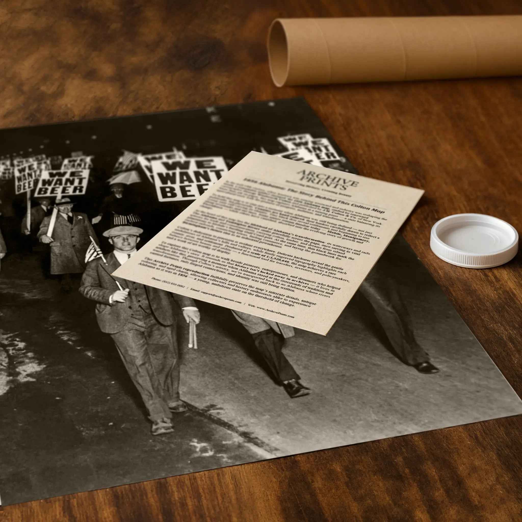 WE WANT BEER Prohibition Protest March - Historic Anti-Prohibition Demonstration Wear