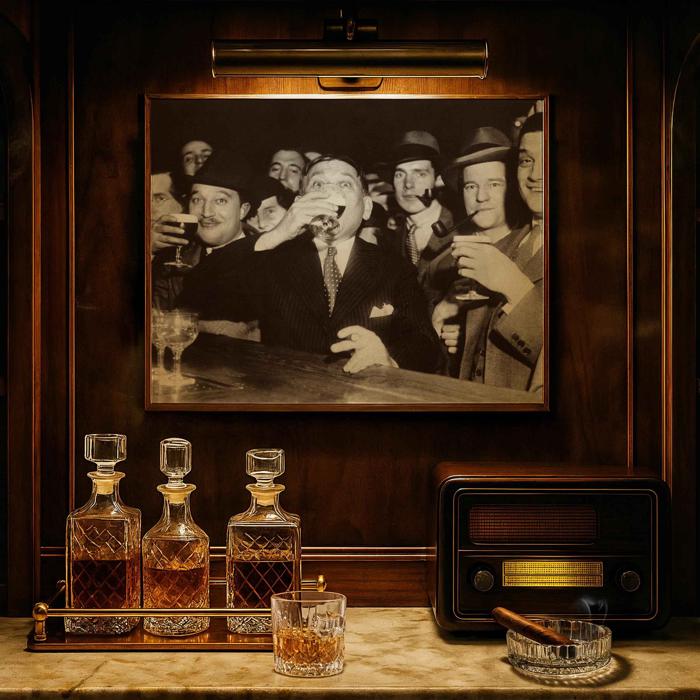Prohibition Repeal Celebration Toast - Commemorating December 5, 1933