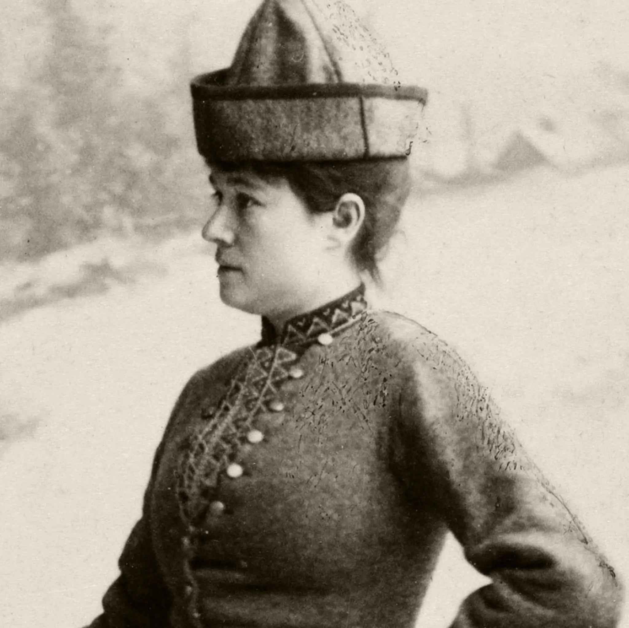 Vintage Military Skier Photograph - Celebrate Alpine Ceremonial Tradition