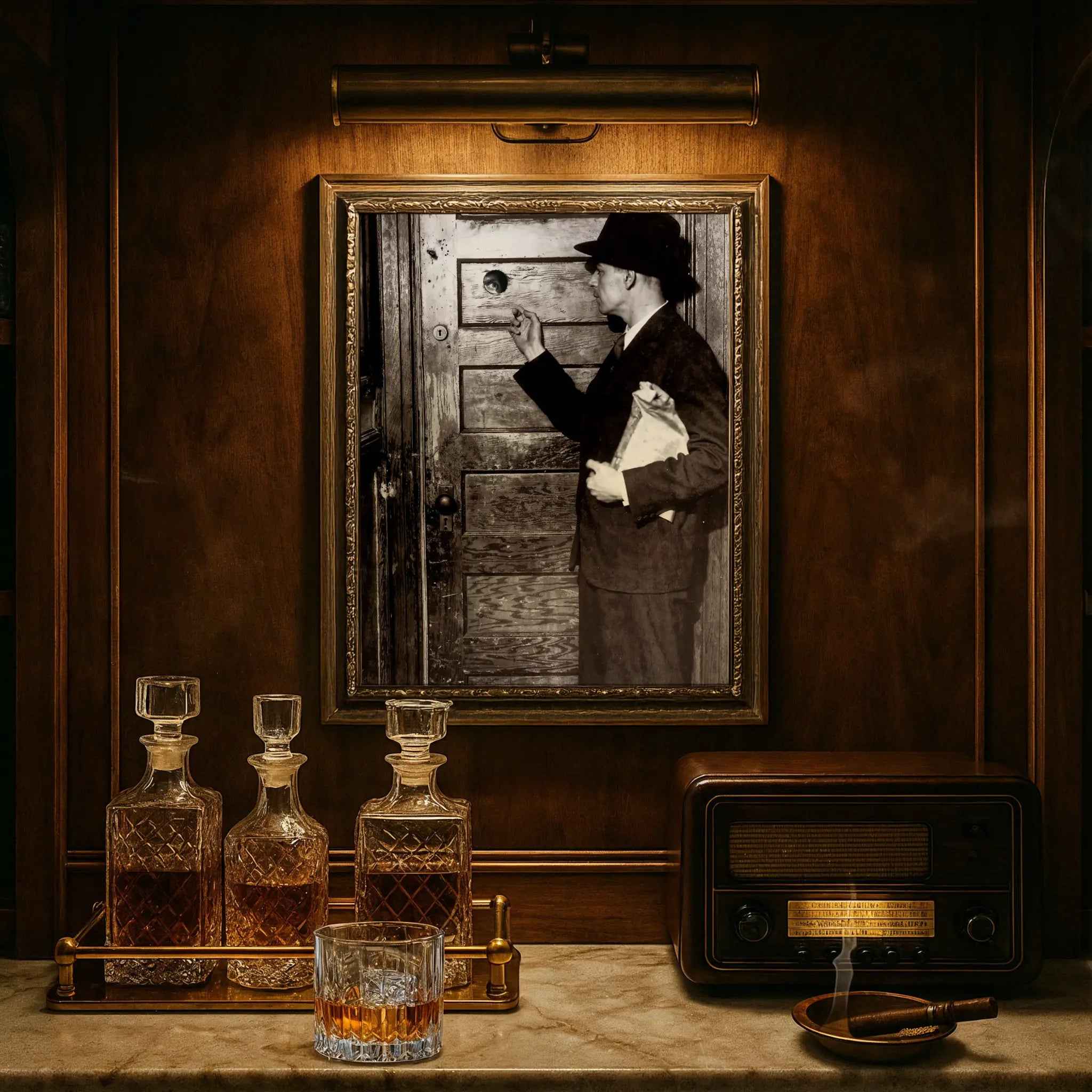 Prohibition Era Photograph - Vintage Speakeasy Historical Print