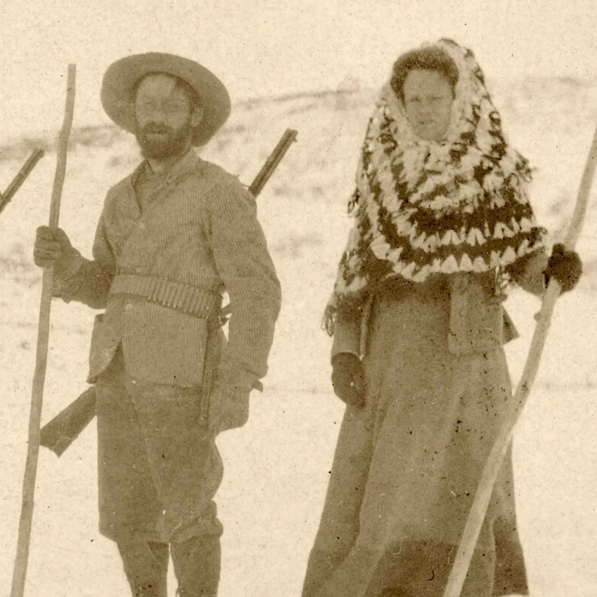 Vintage Ski Club Photograph - Embrace the Pioneer Spirit