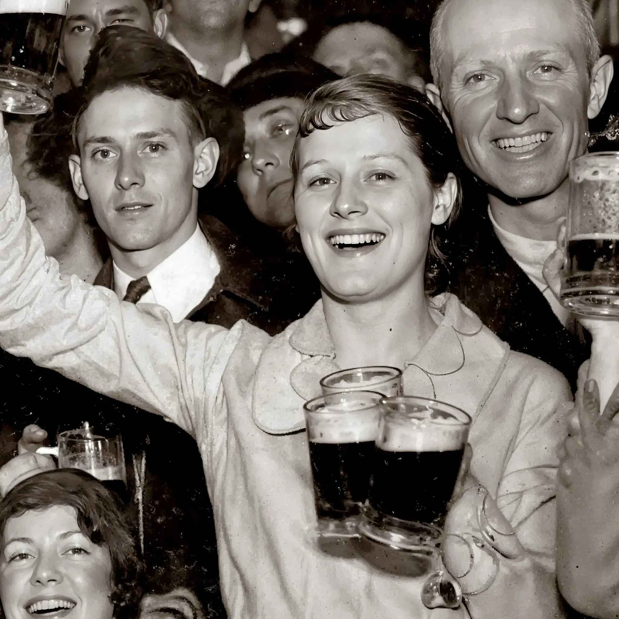 Prohibition Beer Hall Photograph - Celebrate Historic Brewery Toast