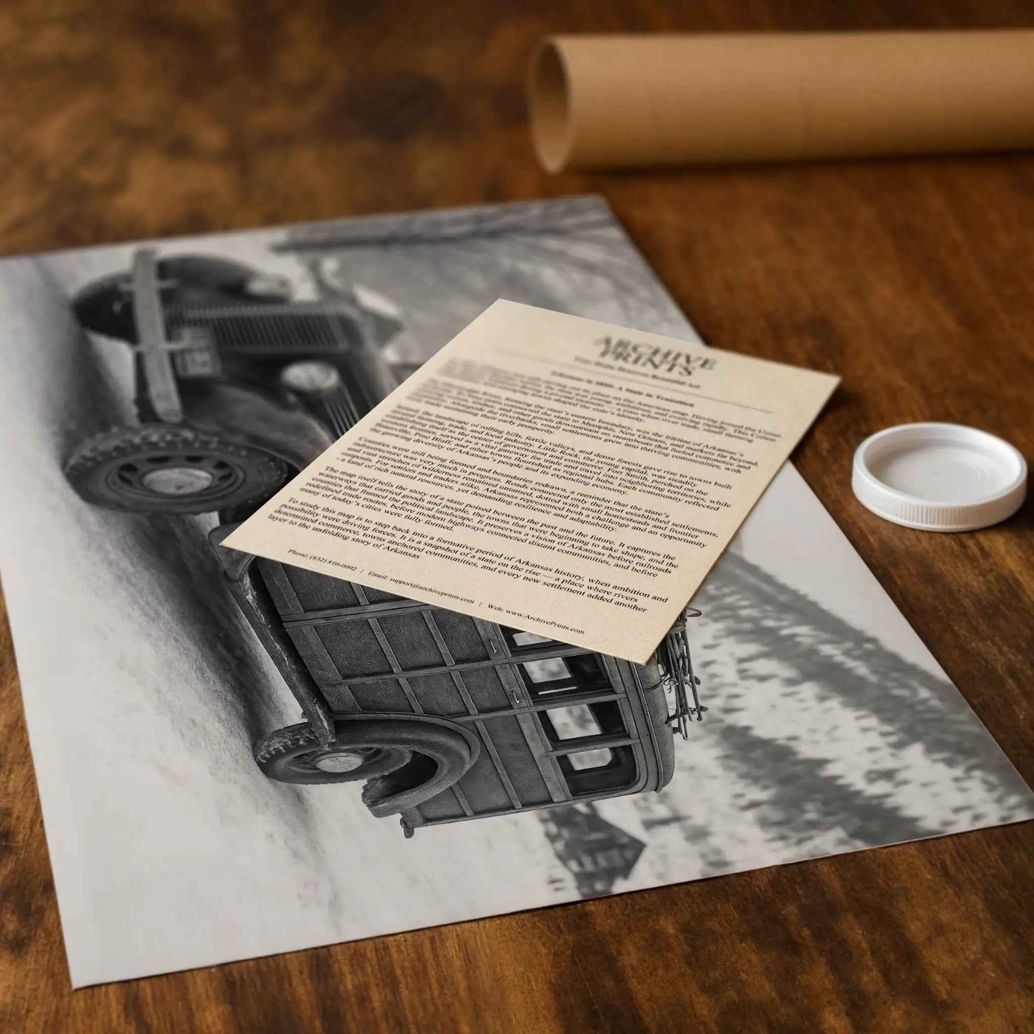 Vintage Ski Bus Photo - Nostalgic Winter Adventure Wall Art