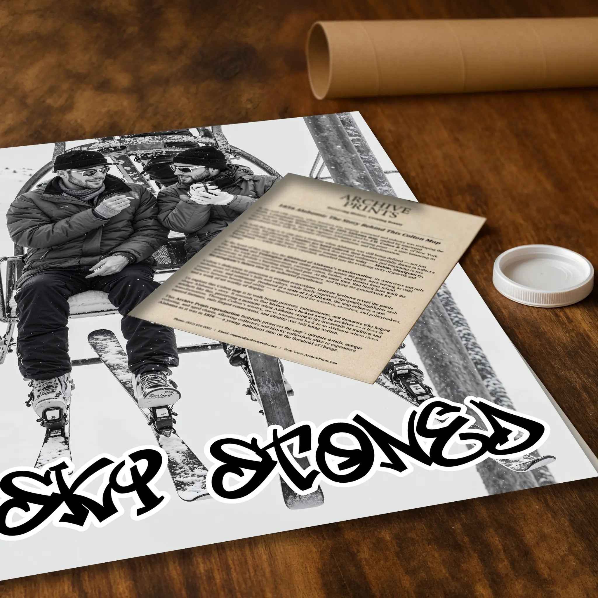 SKI STONED - Contemporary Art for Lift Friends Featuring Ski Stoned Art