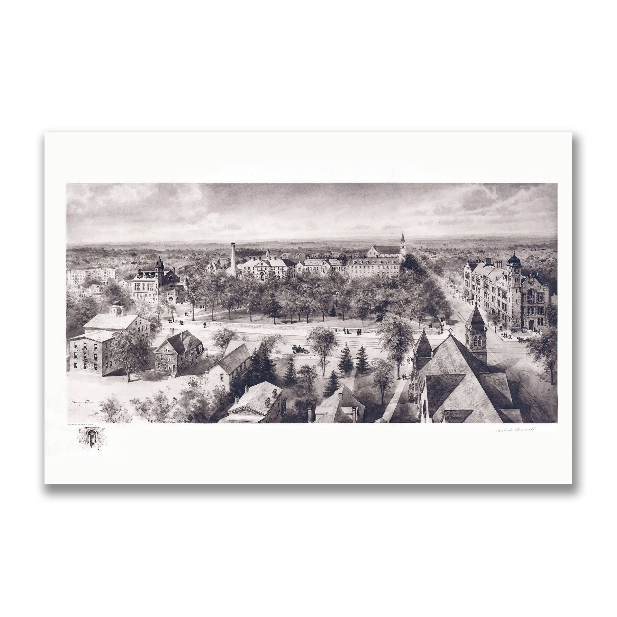 Dickinson College, Carlisle, Pennsylvania Map 1910