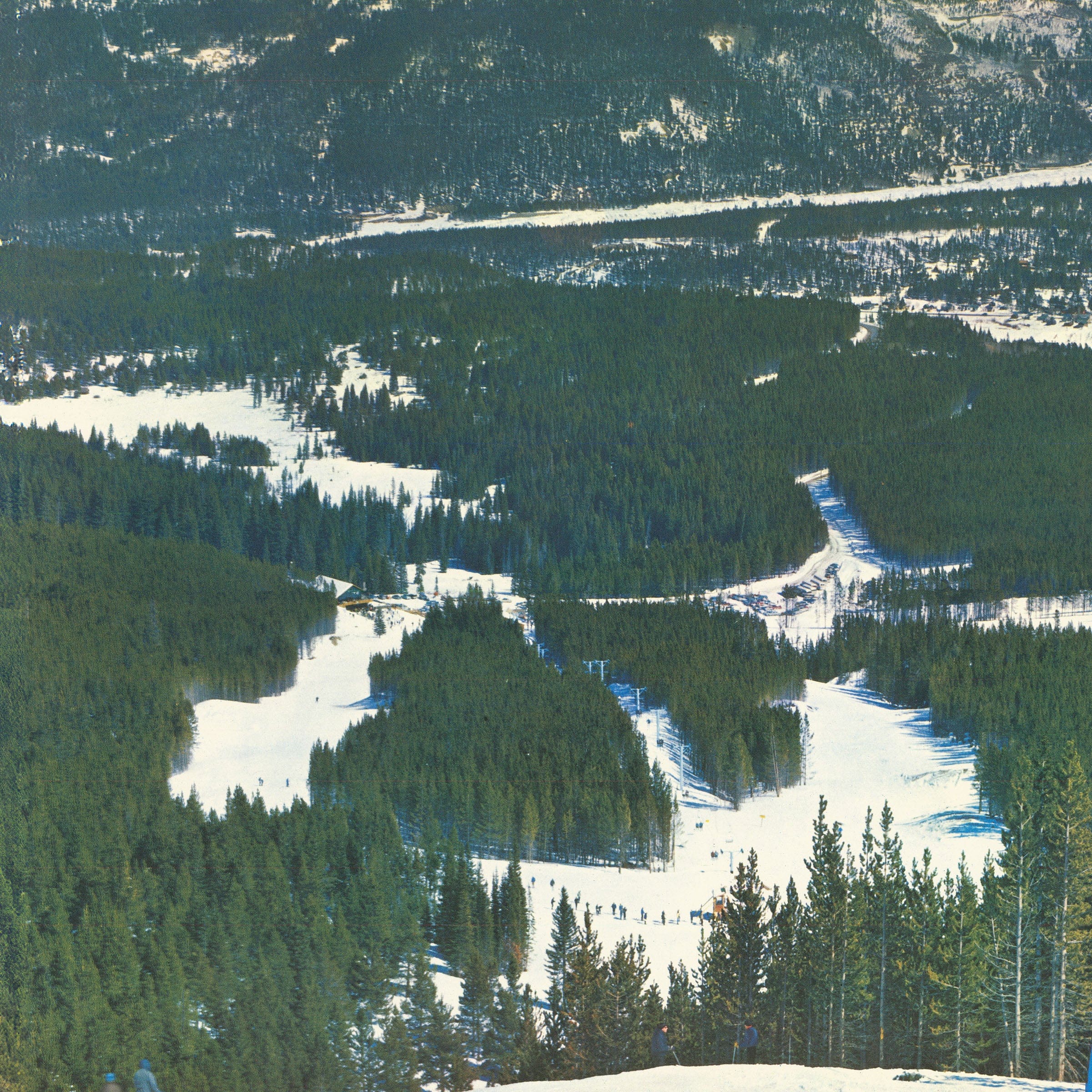 Ski Breckenridge, Colorado Vintage Map 1963 - Trail Map