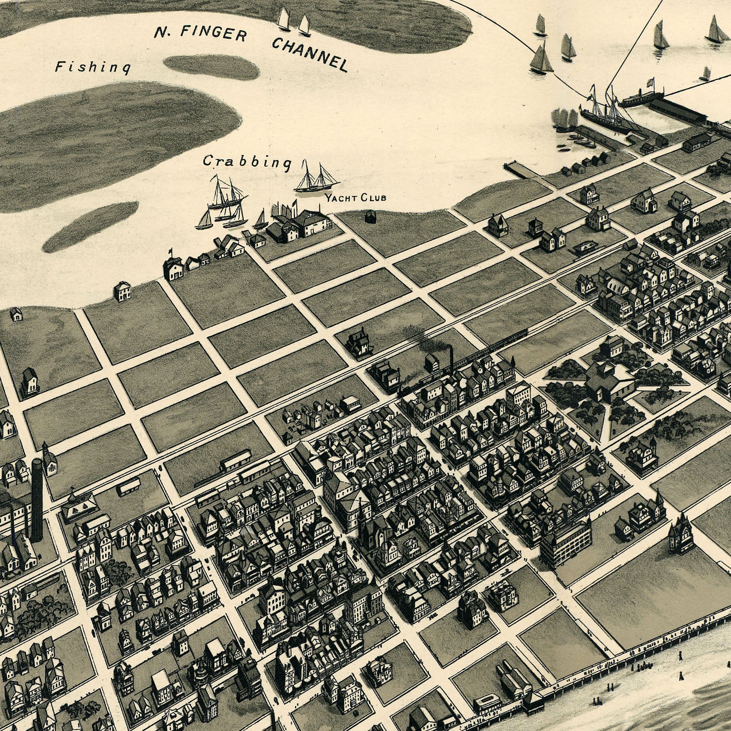 Ocean City, New Jersey Map 1903