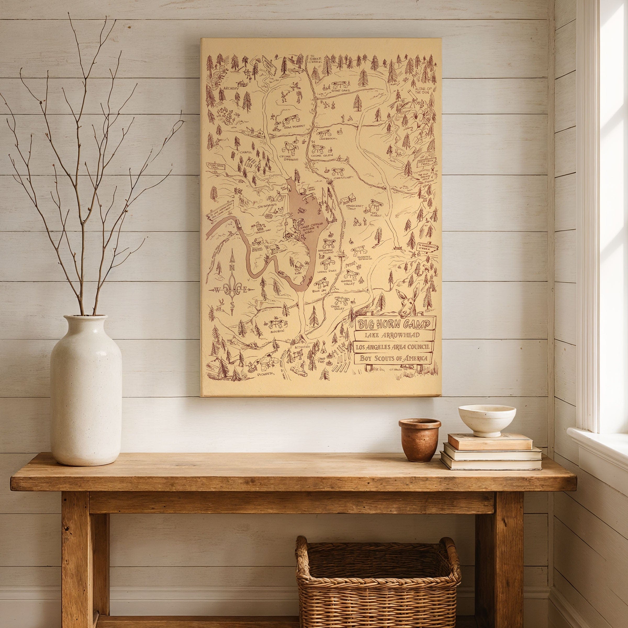 Big Horn Camp, Lake Arrowhead 1955 - Archive Prints