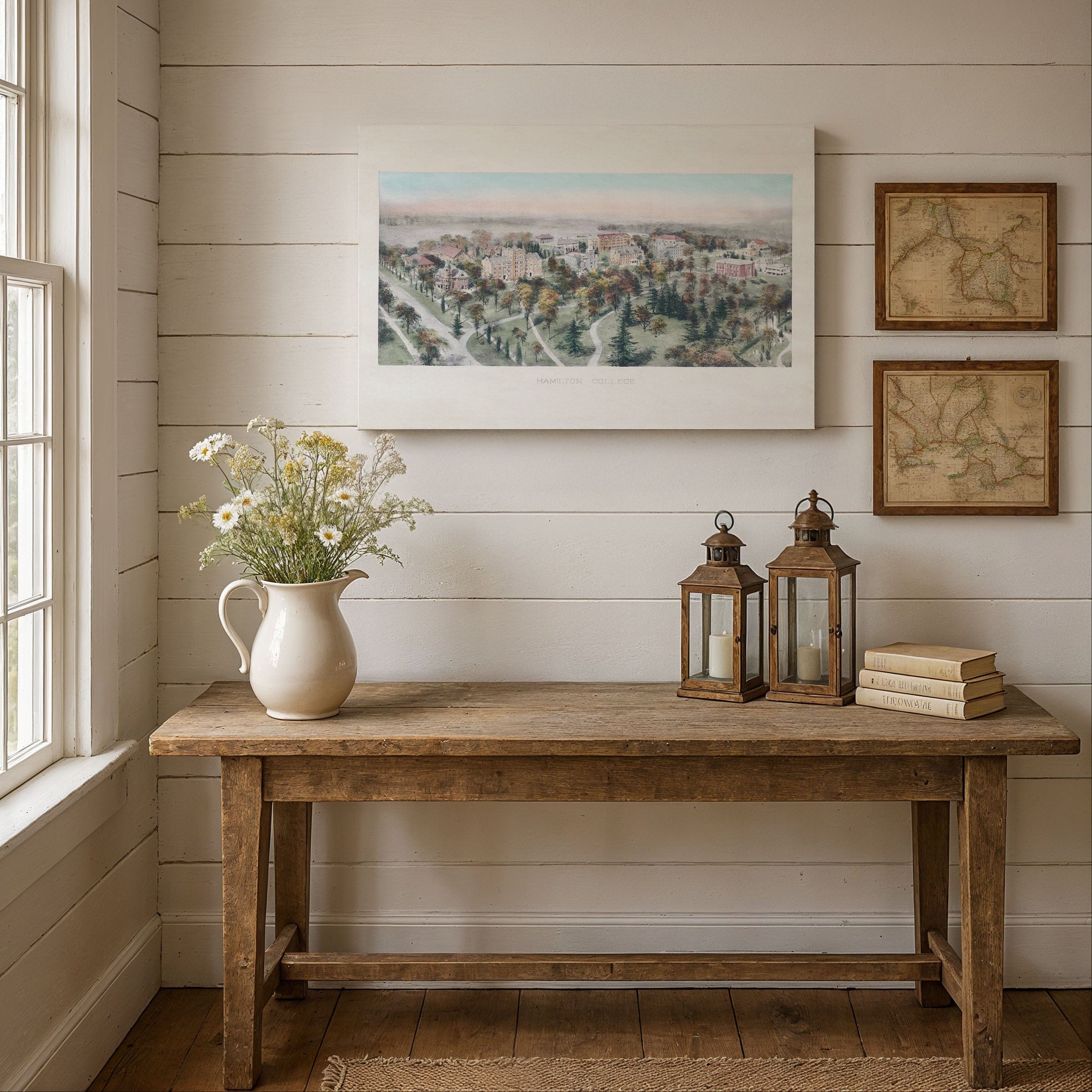 Hamilton College, Clinton, New York Map 1908