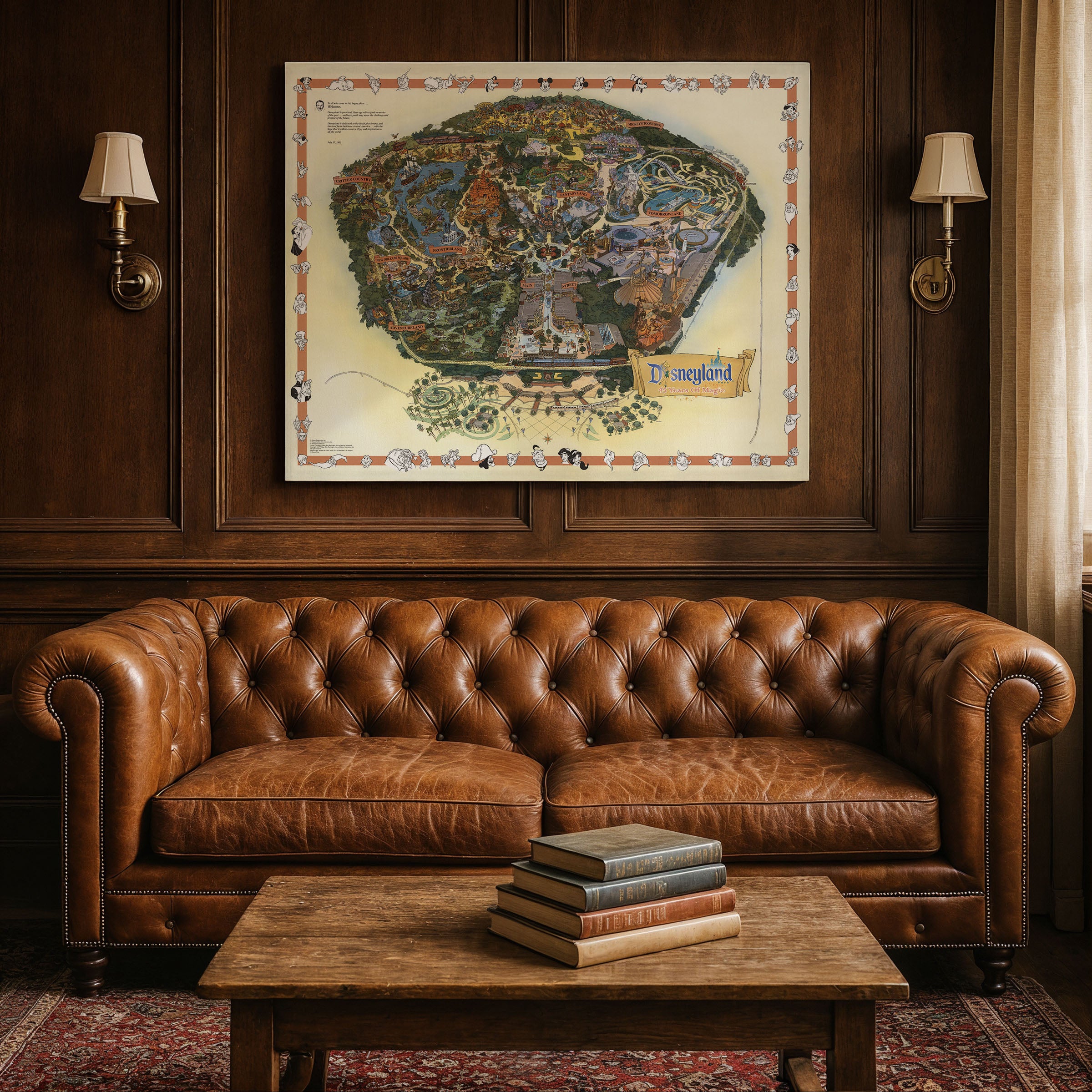 Disneyland Map 1999 - Vintage Park Guide 45th Anniversary Edition