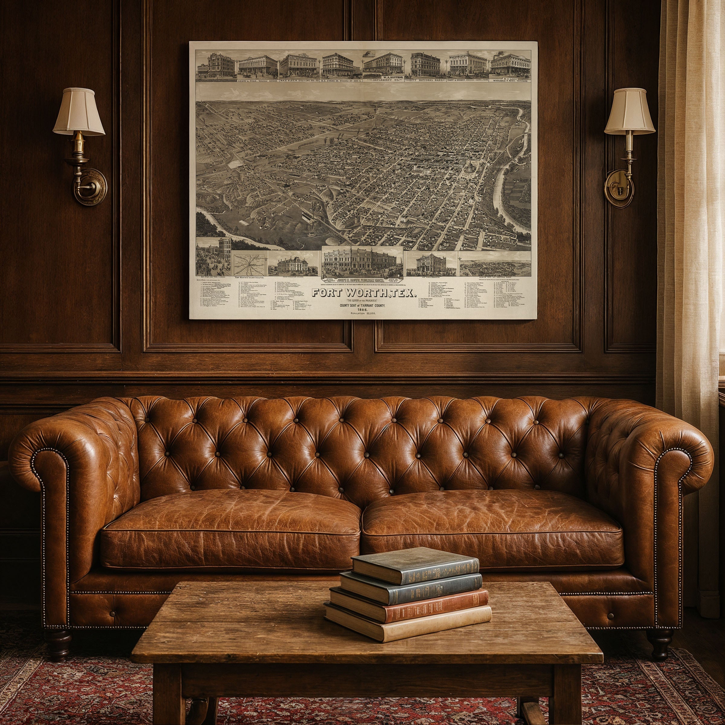 Fort Worth 1886 - Queen of the Prairies