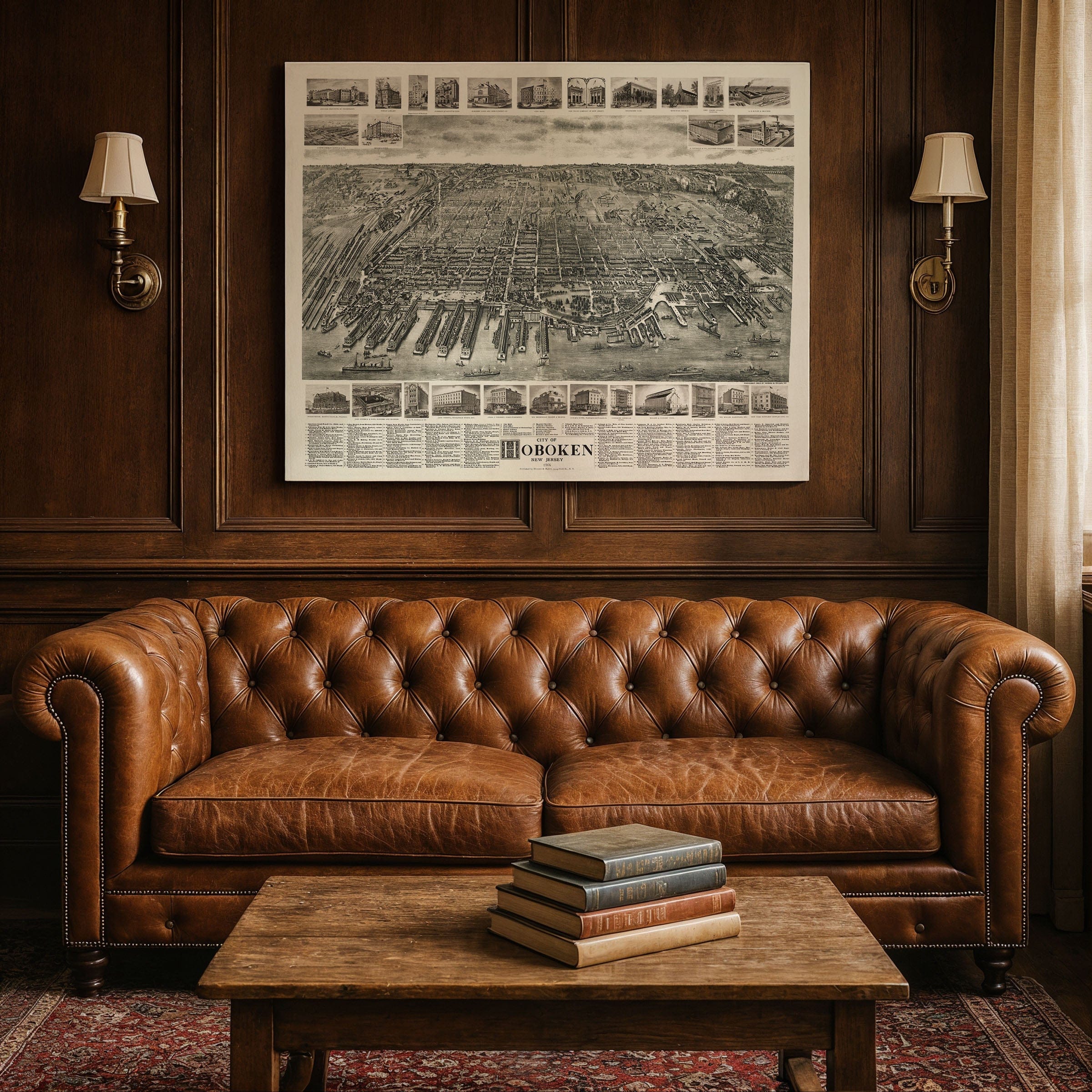 Hoboken, New Jersey Map 1904 - Archive Prints