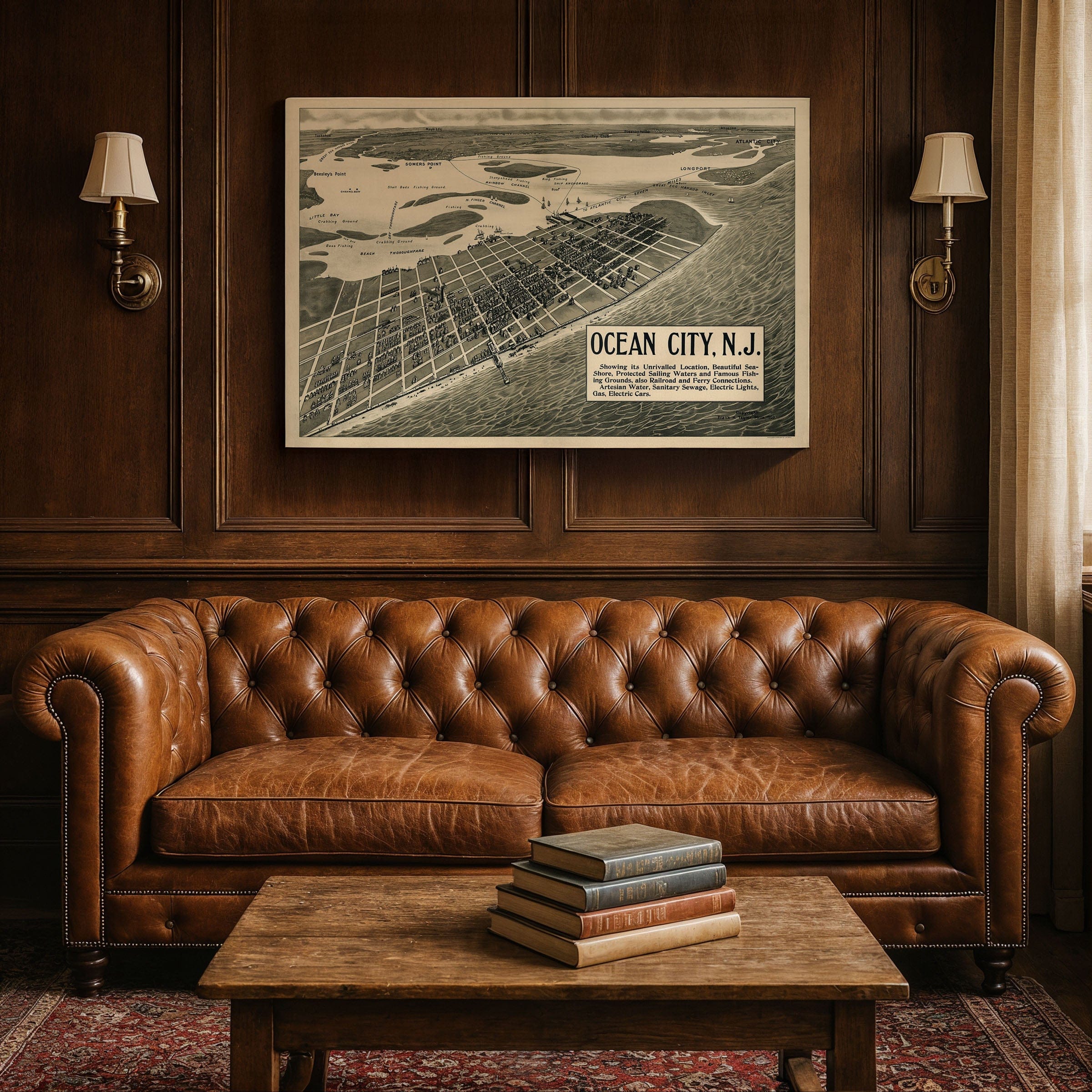 Ocean City, New Jersey Map 1903