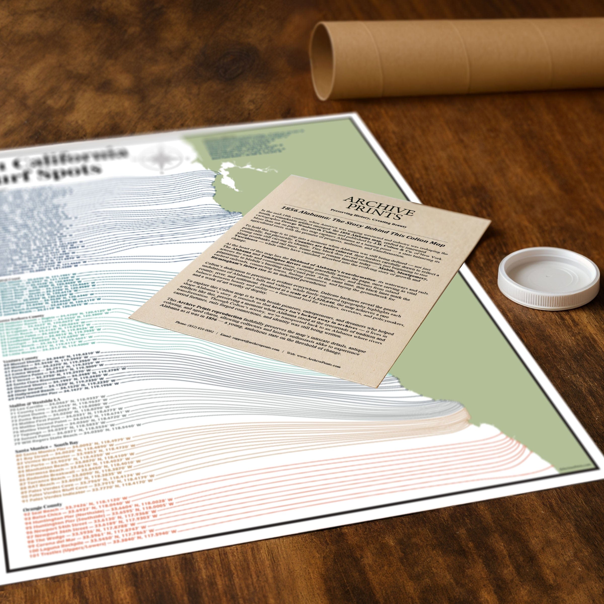 California Surfing Map - 111 Surf Spots Guide